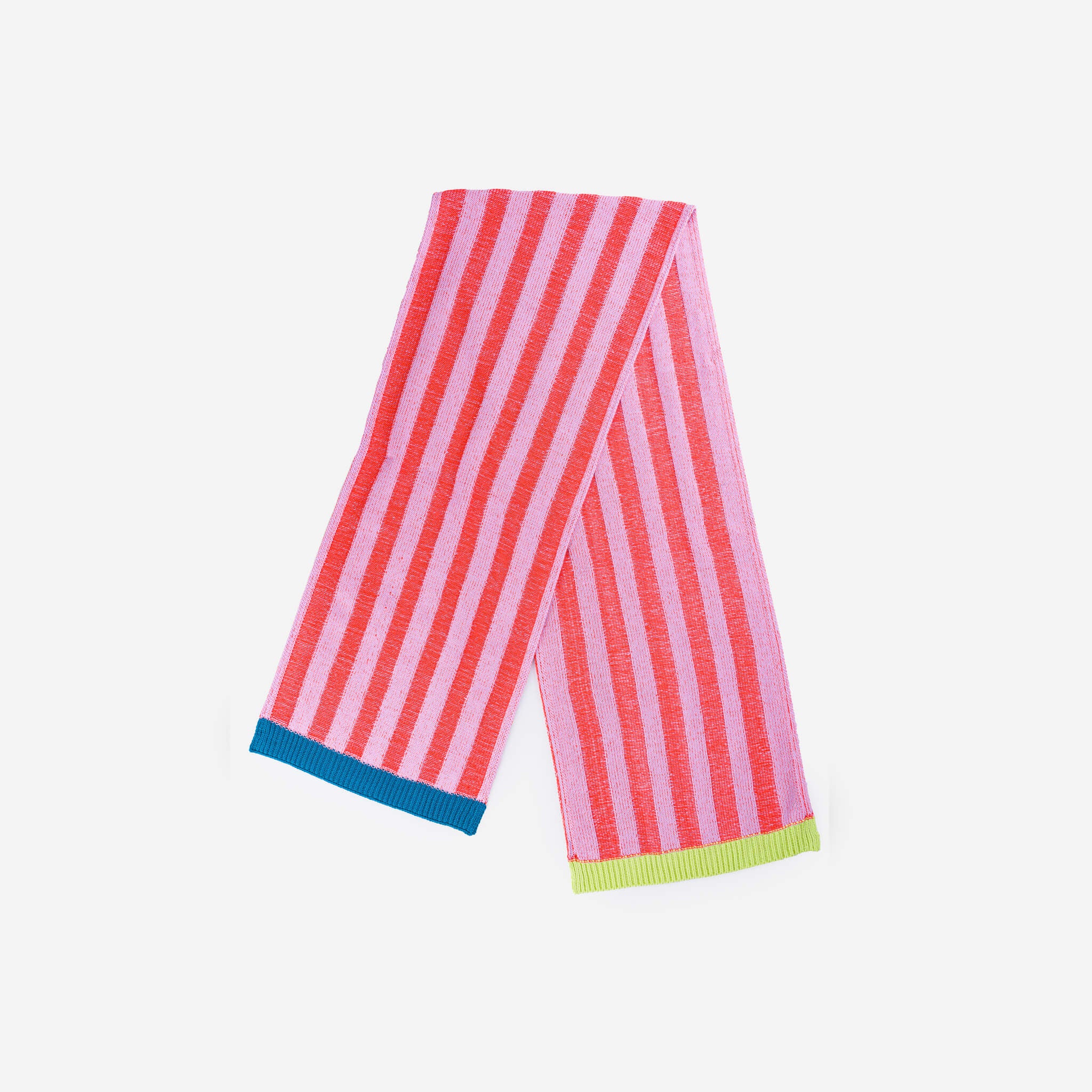 Big Stripe Knit Scarf - Image 2