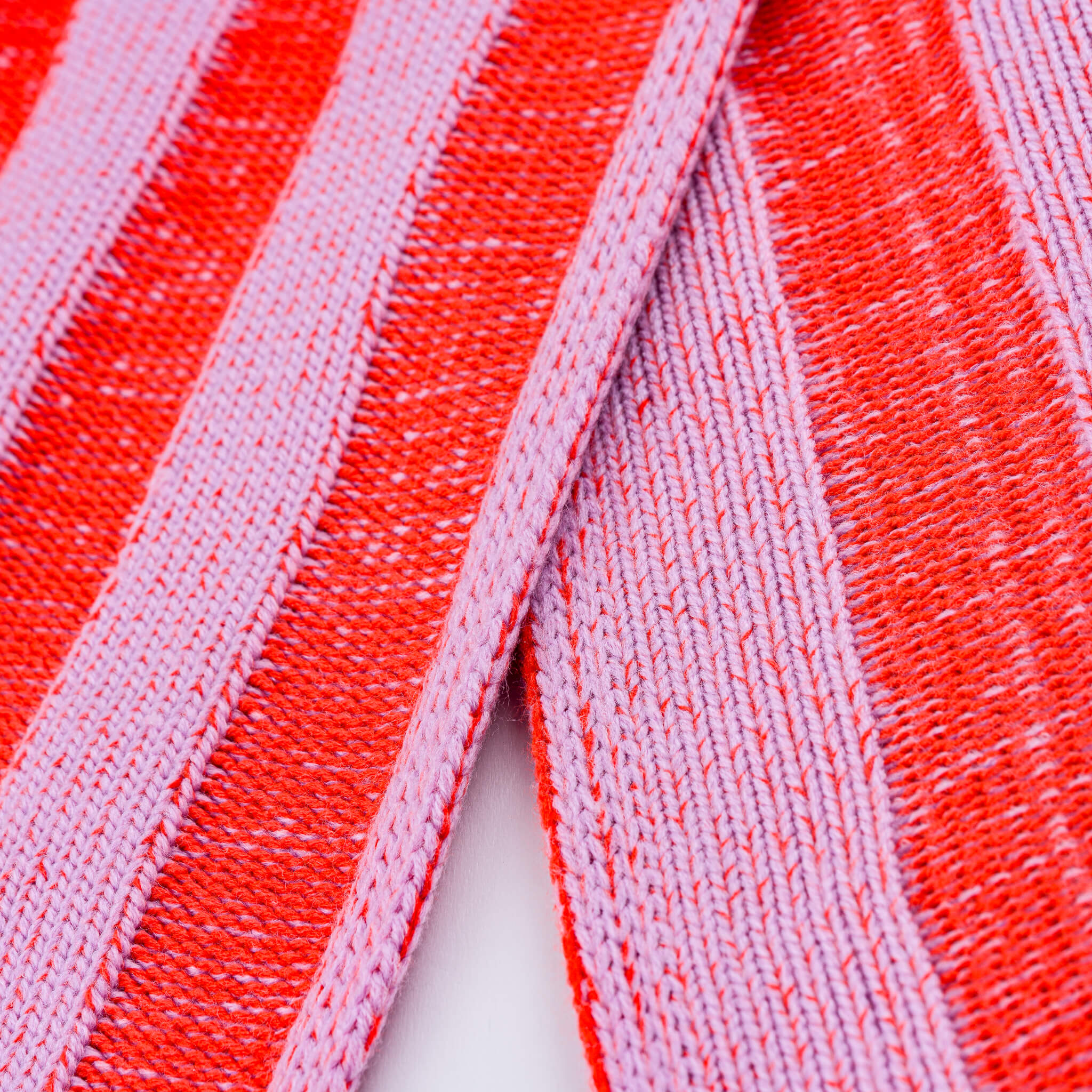 Big Stripe Knit Scarf - Image 3