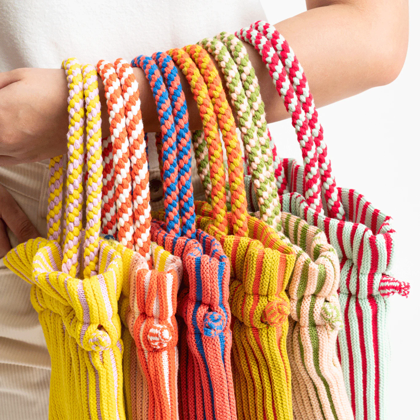 Candy Stripe Mini Tote - Image 30