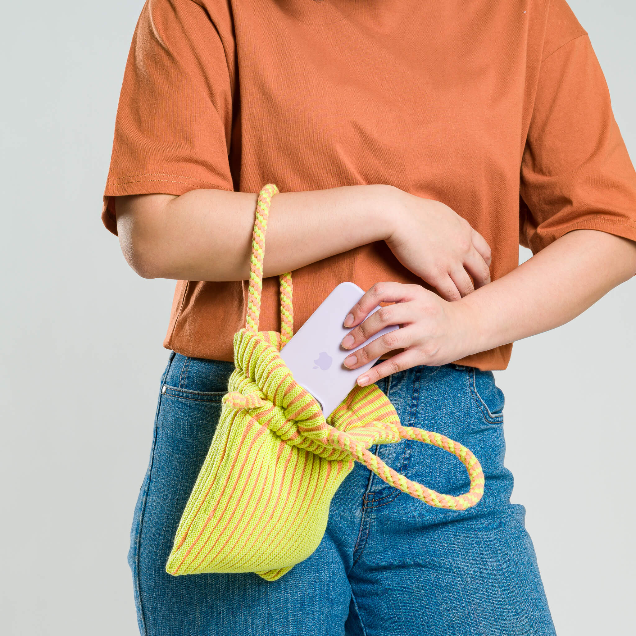 Candy Stripe Mini Tote - Image 4