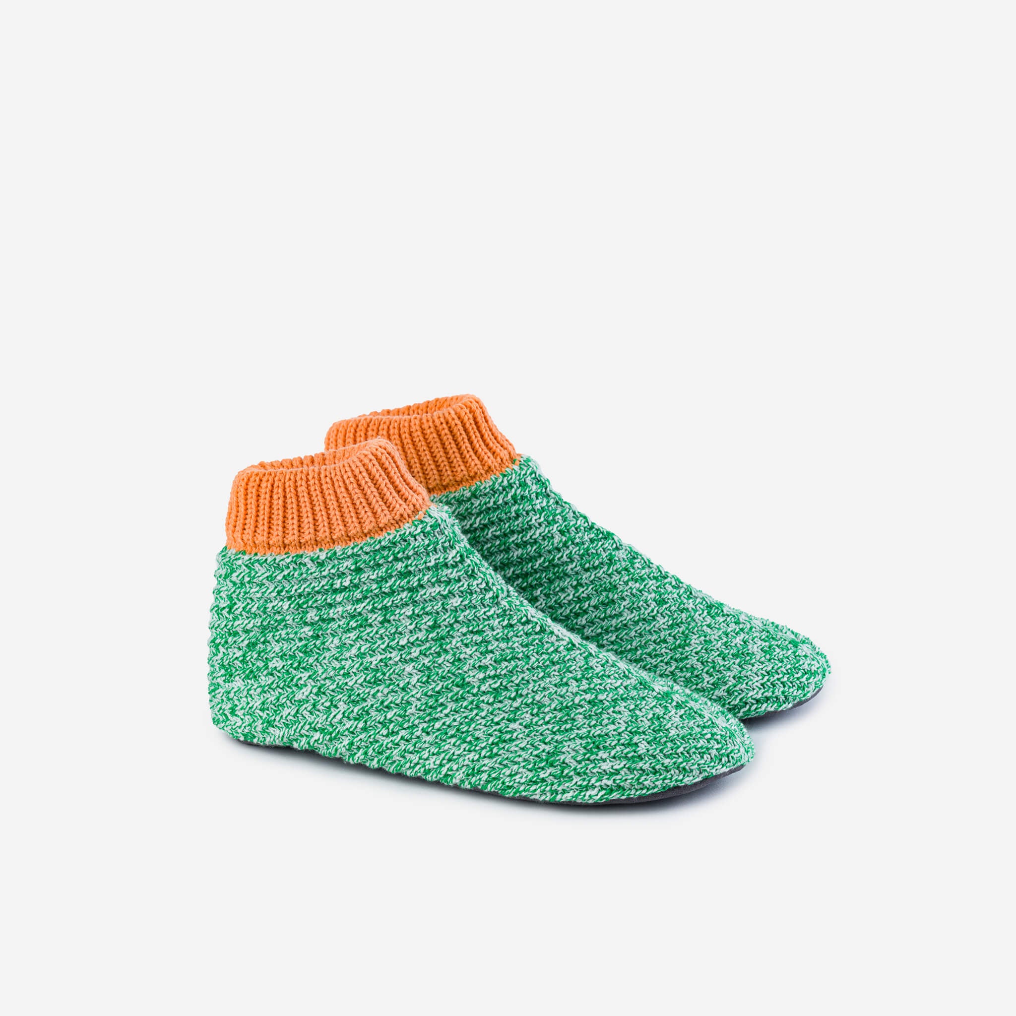 Chevron Knit Bootie Slippers