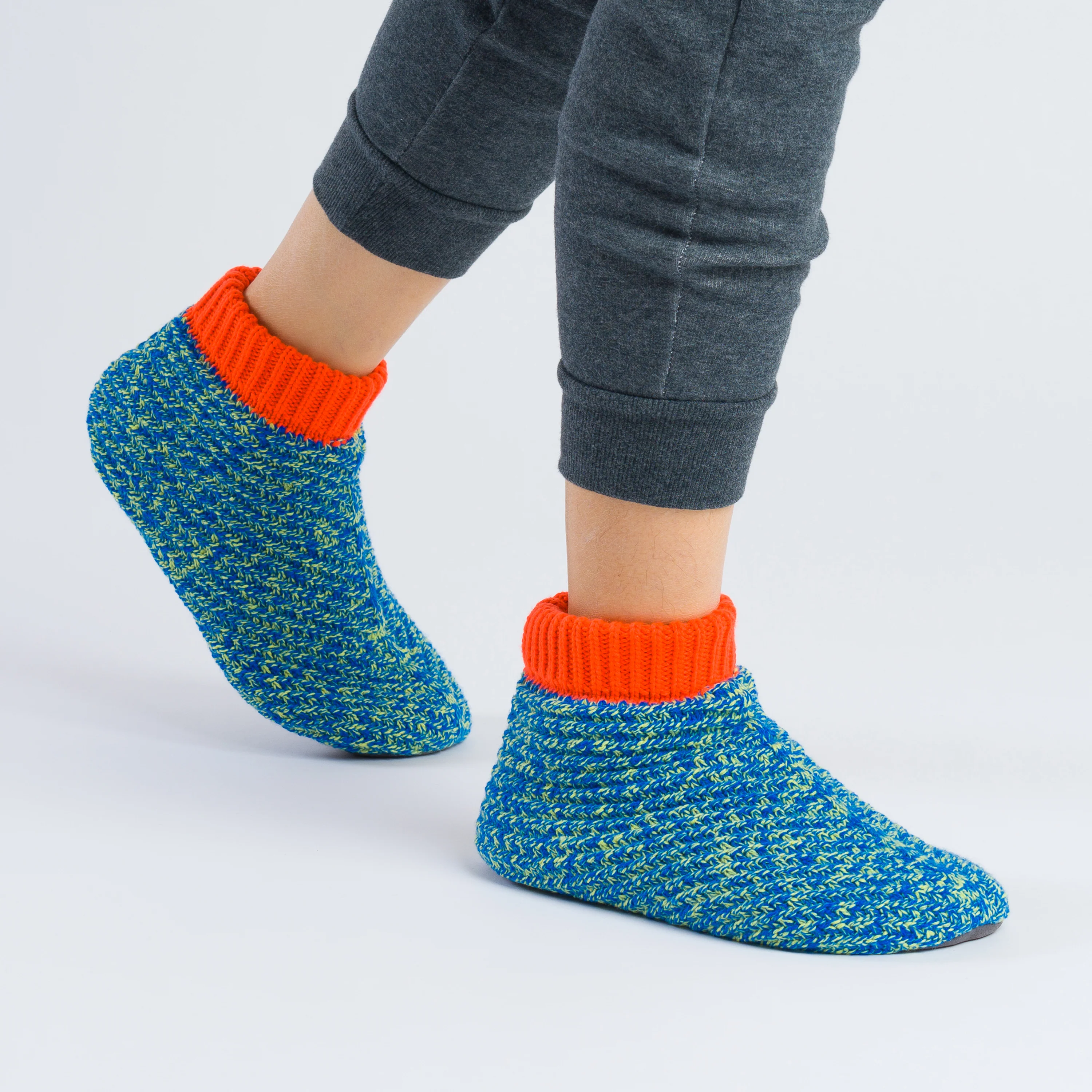 Chevron Knit Bootie Slippers - Image 8