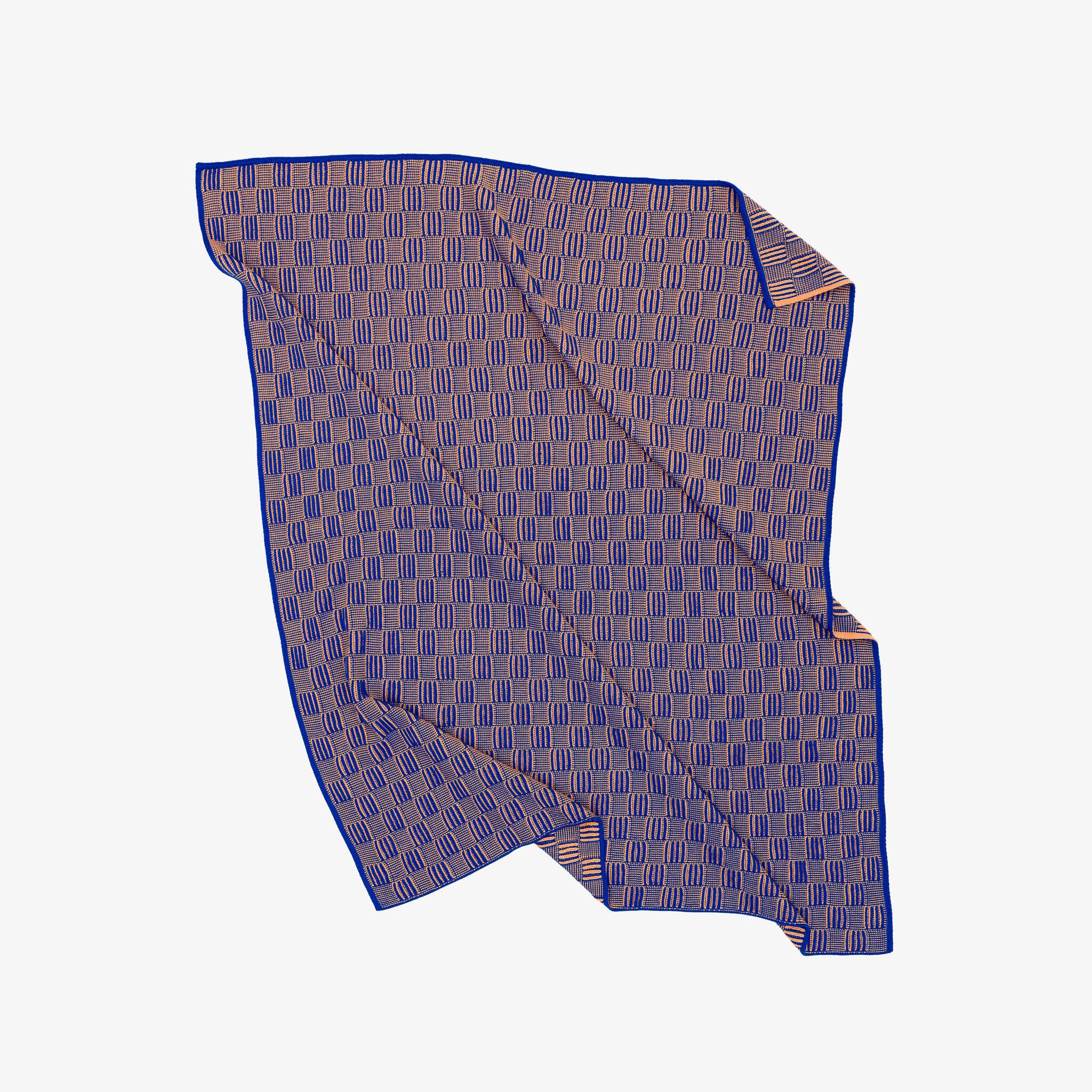 Chunky Checkerboard Knit Throw - Image 7