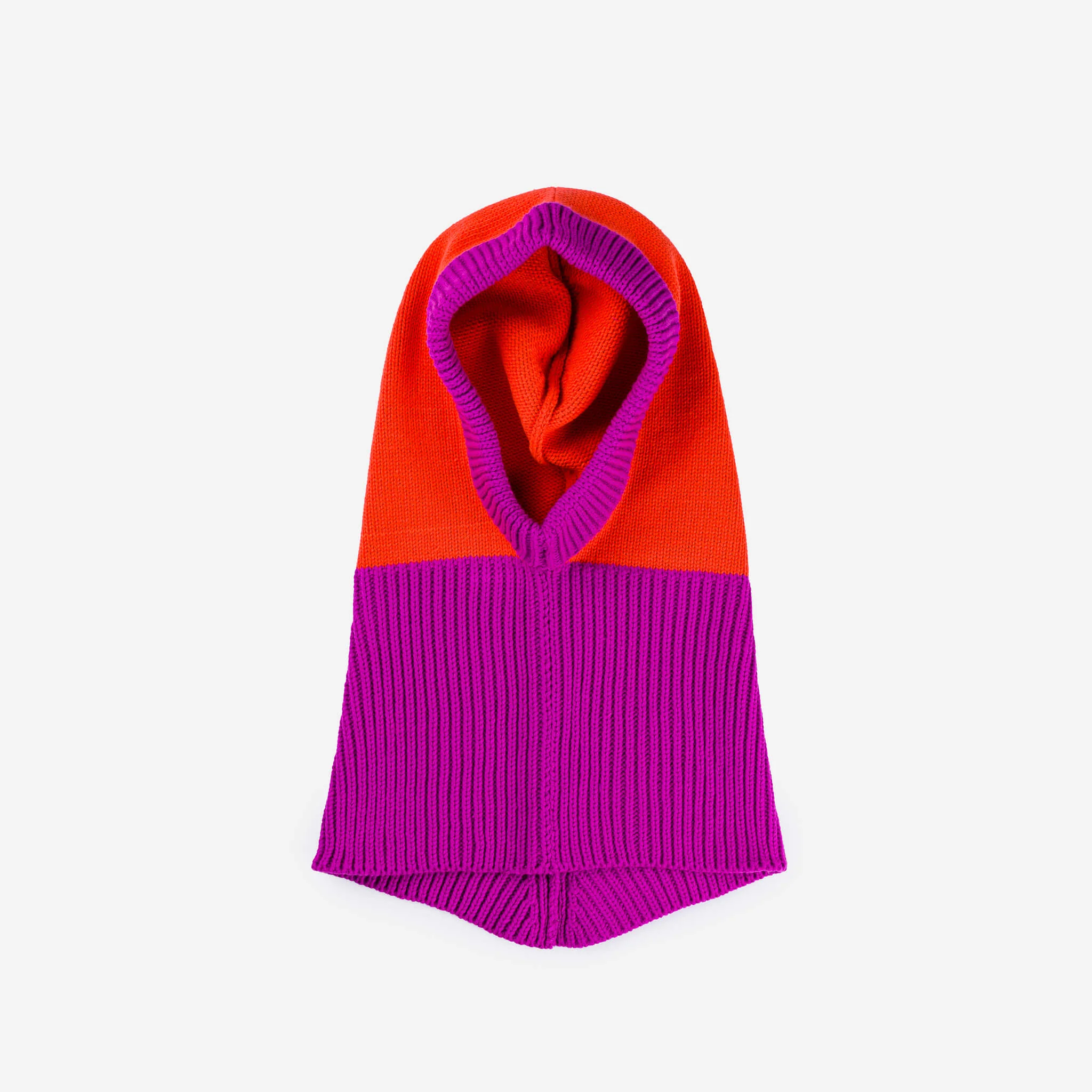 Colorblock Knit Hood - Image 2