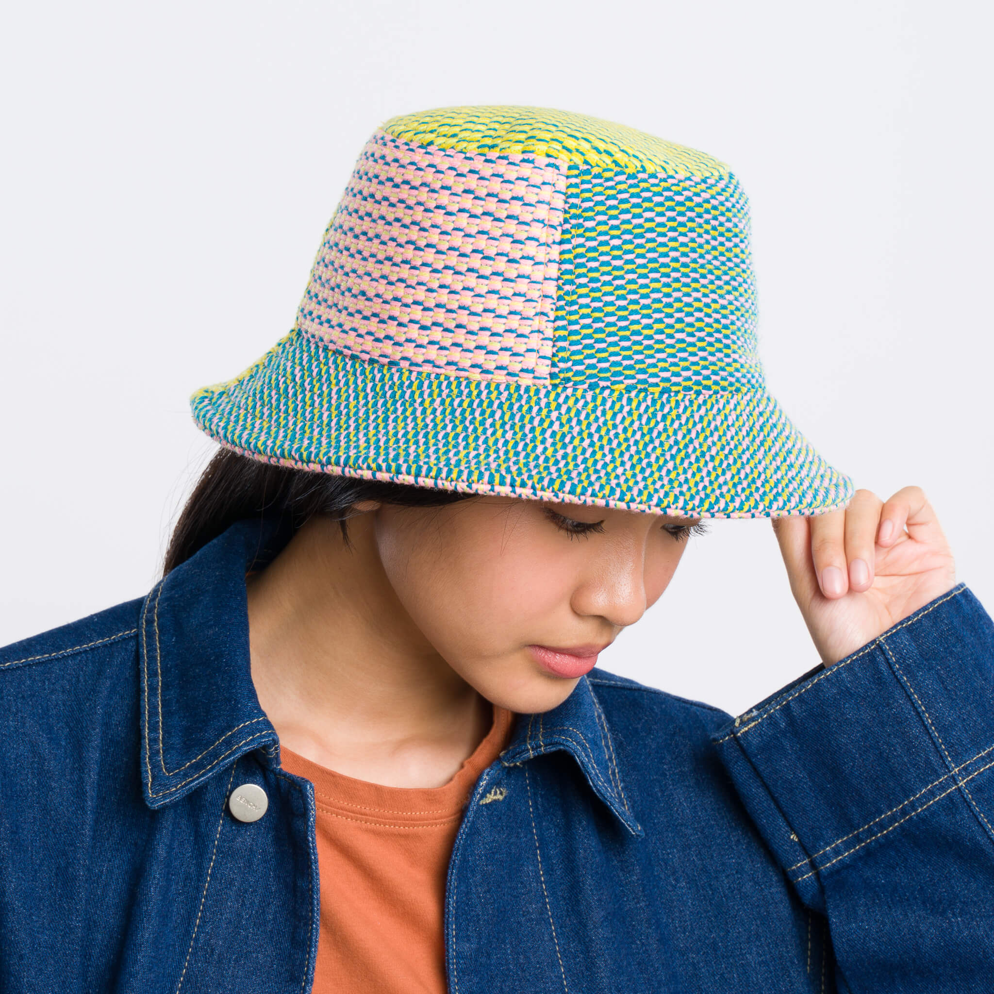 Dashes Knit Bucket Hat - Image 8