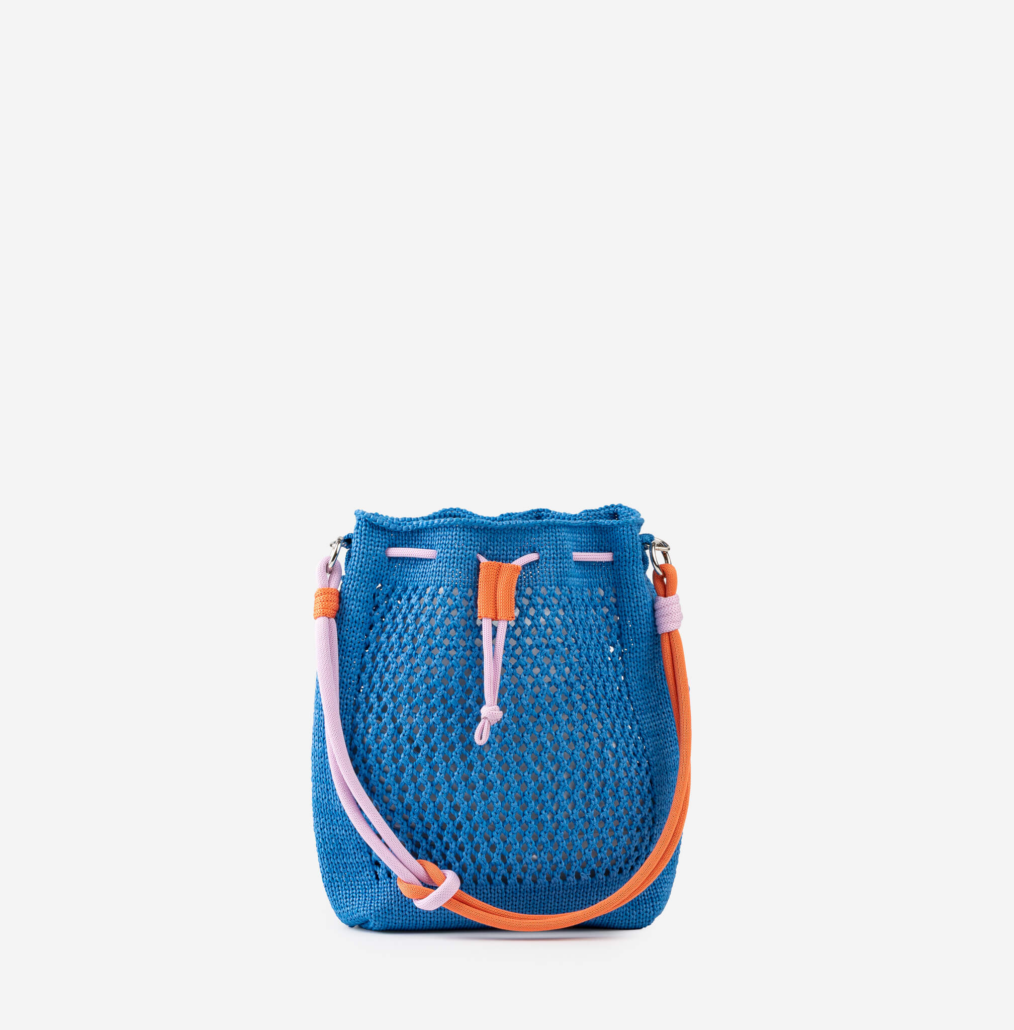 Drawstring Raffia Mini Bag - Image 3