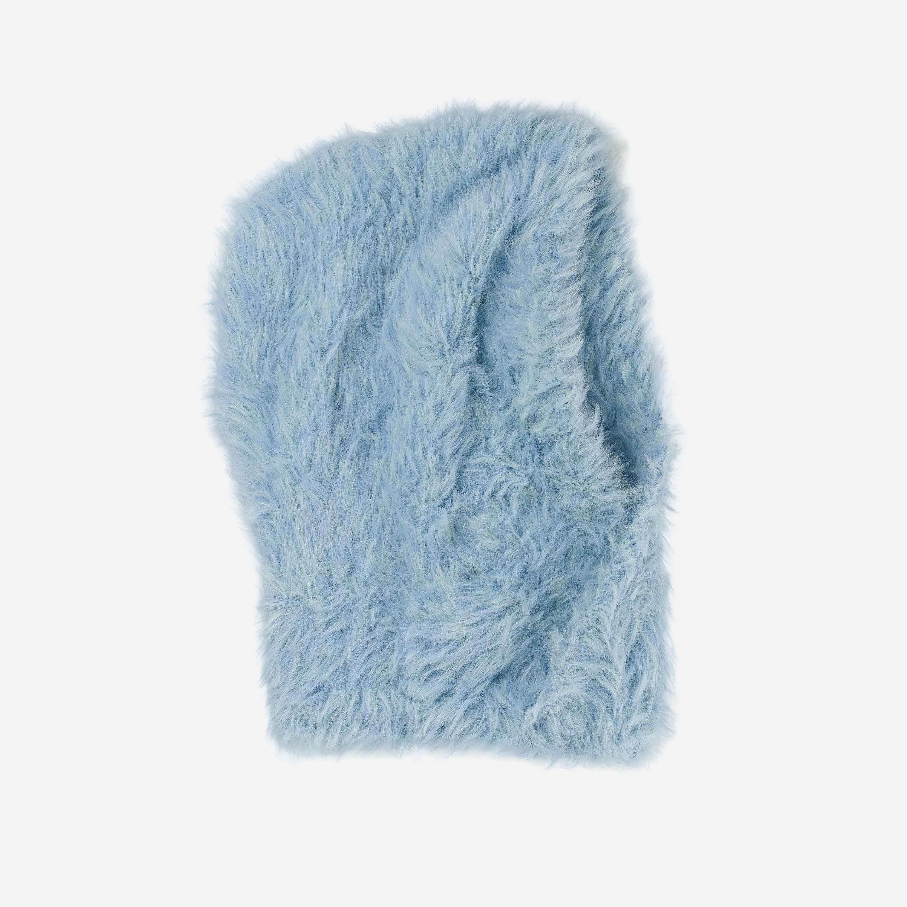 Faux Fur Knit Hood - Image 2
