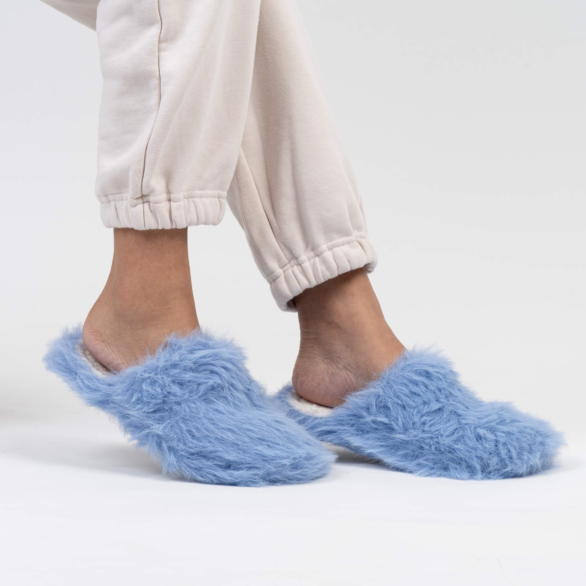 Faux Fur Slide Slippers - Image 3