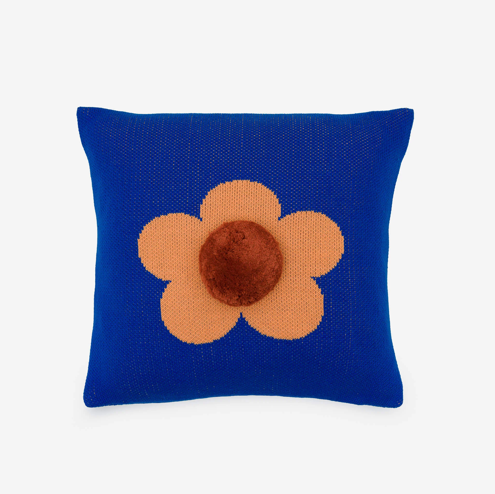 Flower Pom Pillow Cover - Image 3