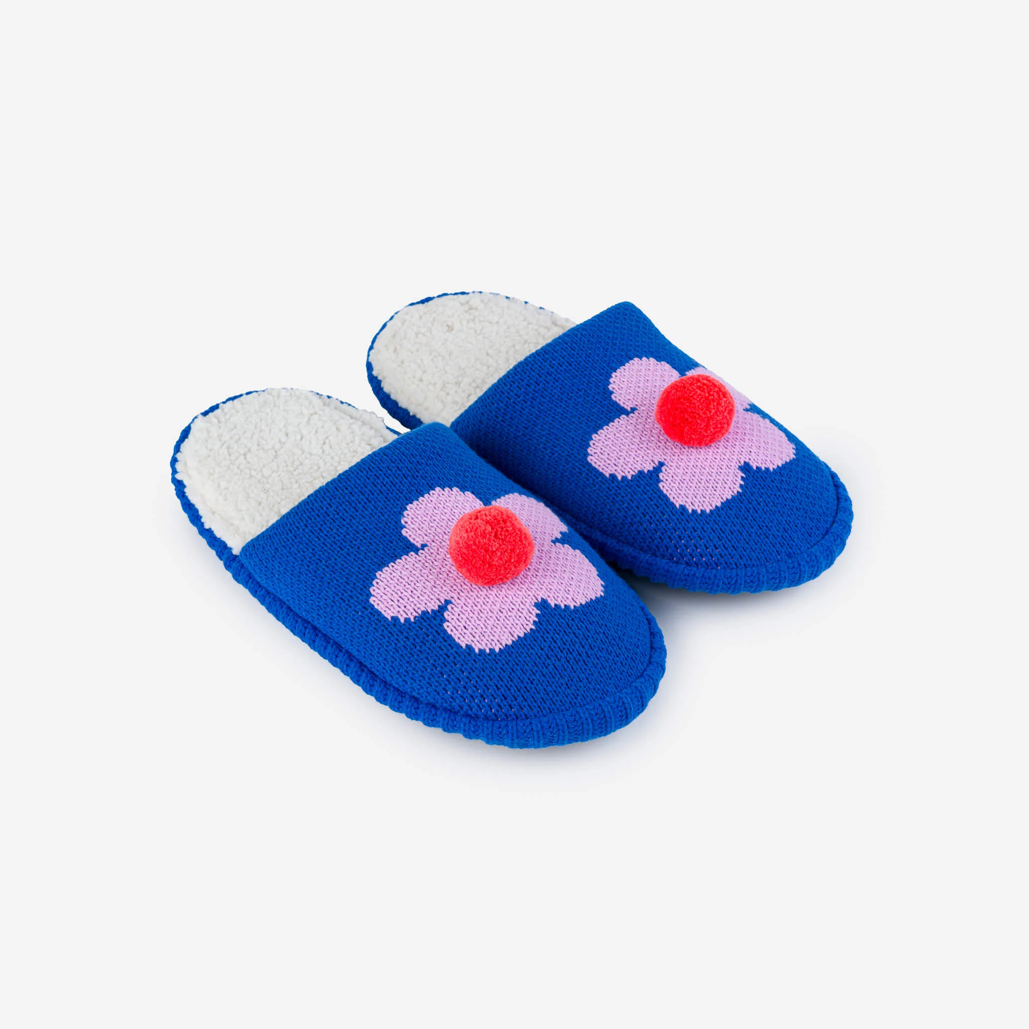Flower Pom Slide Slippers - Image 4