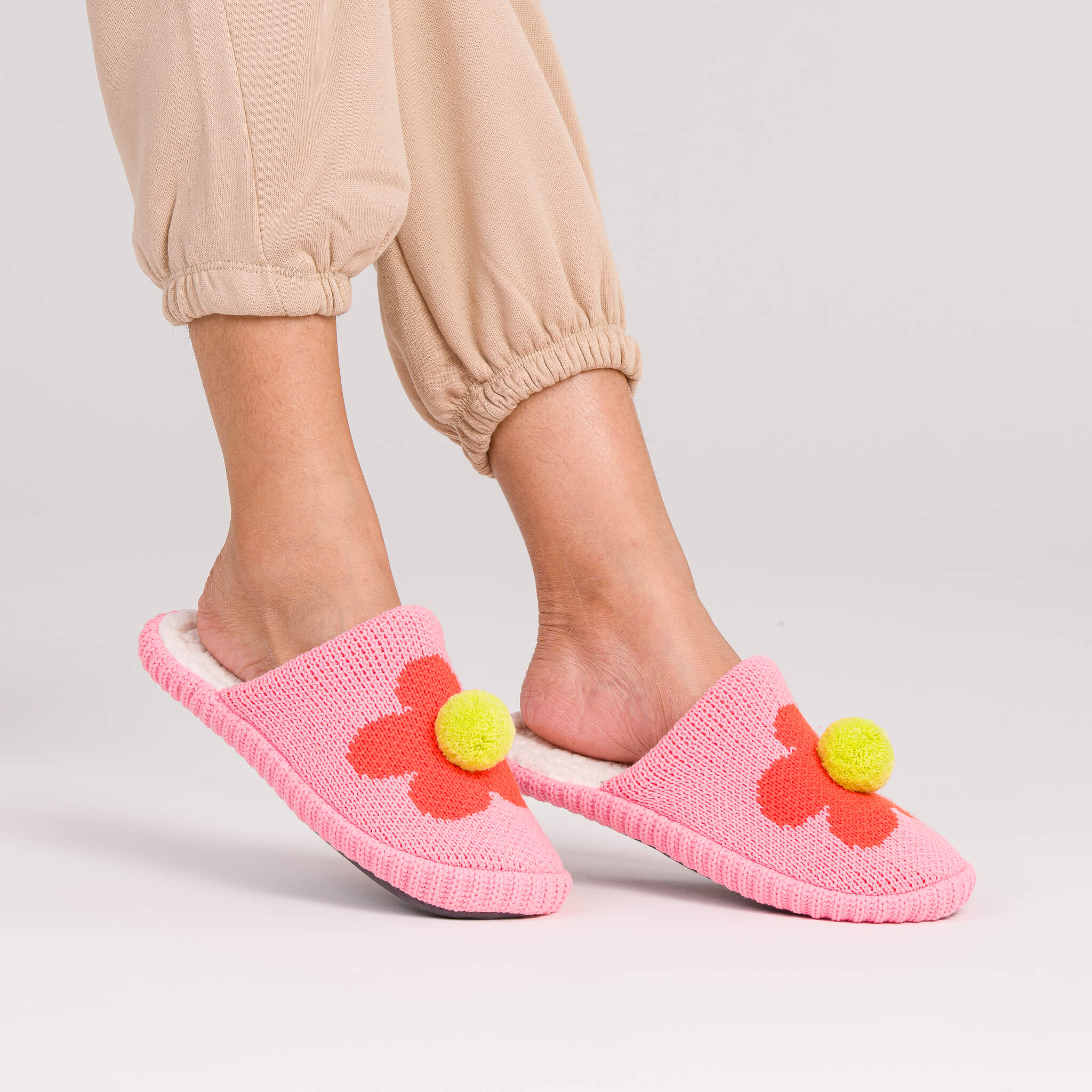 Flower Pom Slide Slippers - Image 9