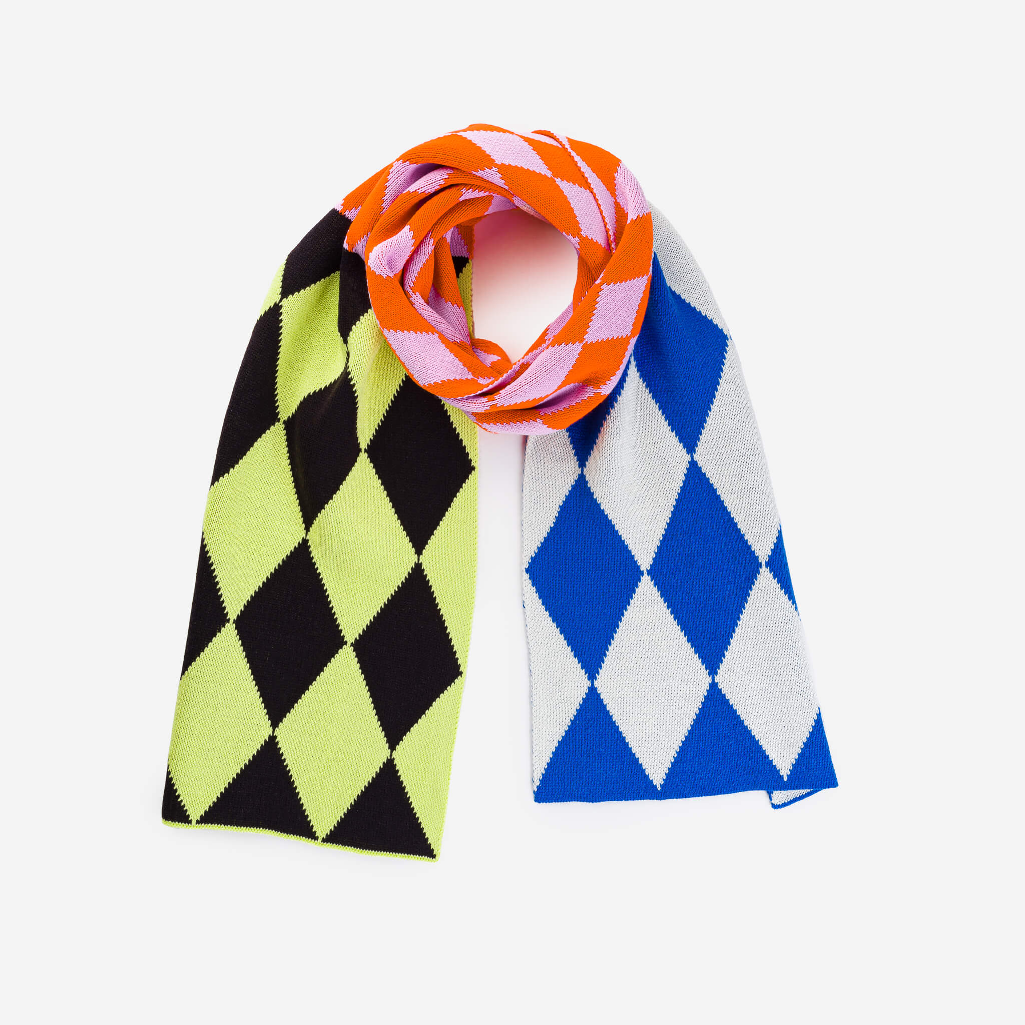 Harlequin Big Knit Scarf - Image 2