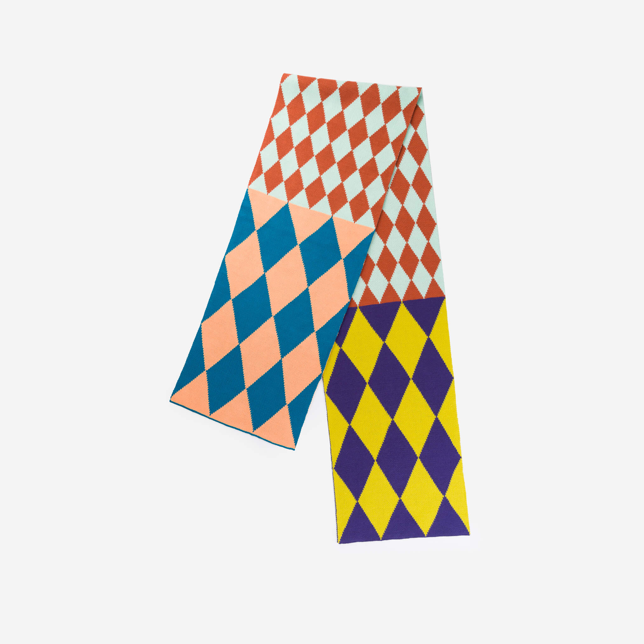 Harlequin Big Knit Scarf - Image 3