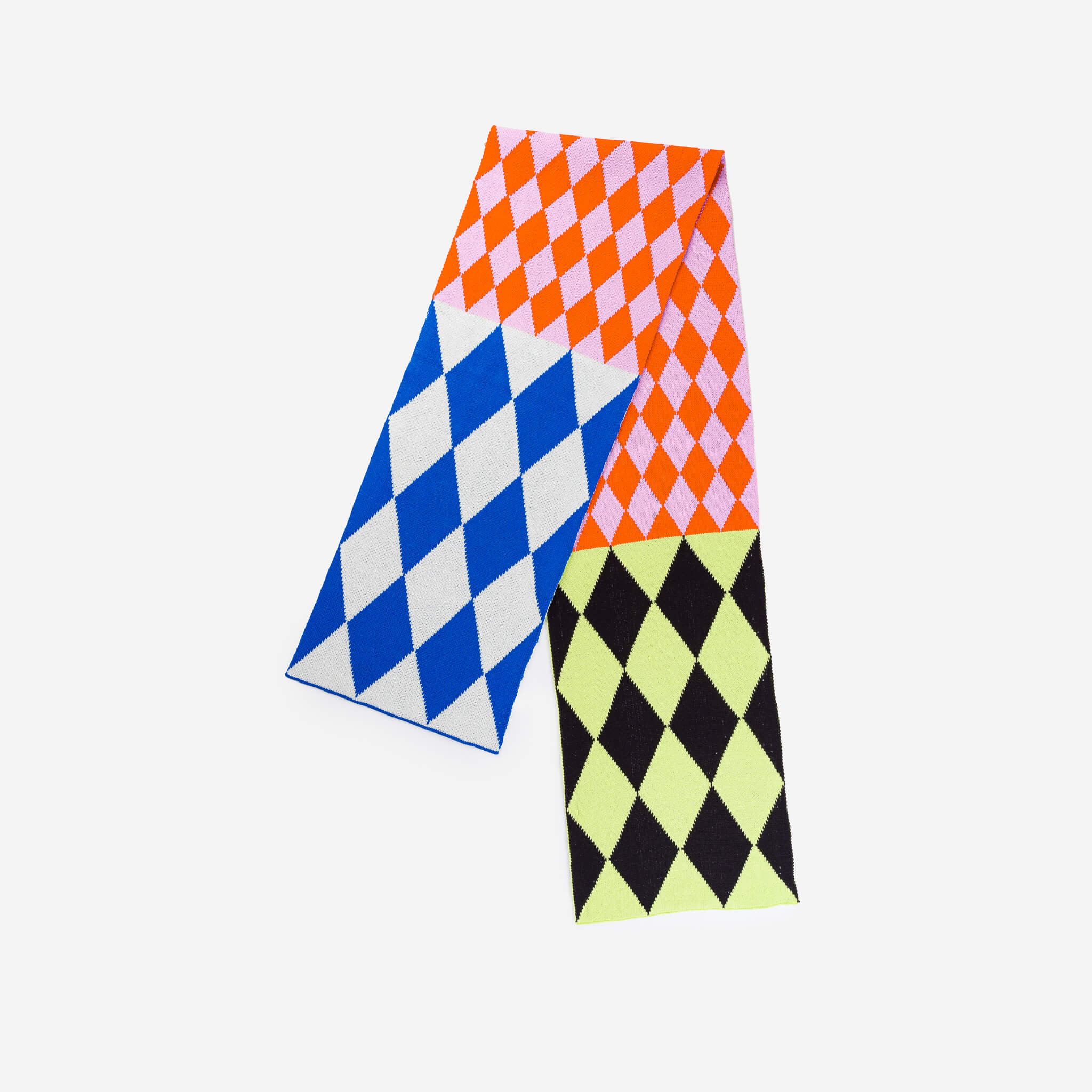 Harlequin Big Knit Scarf - Image 4
