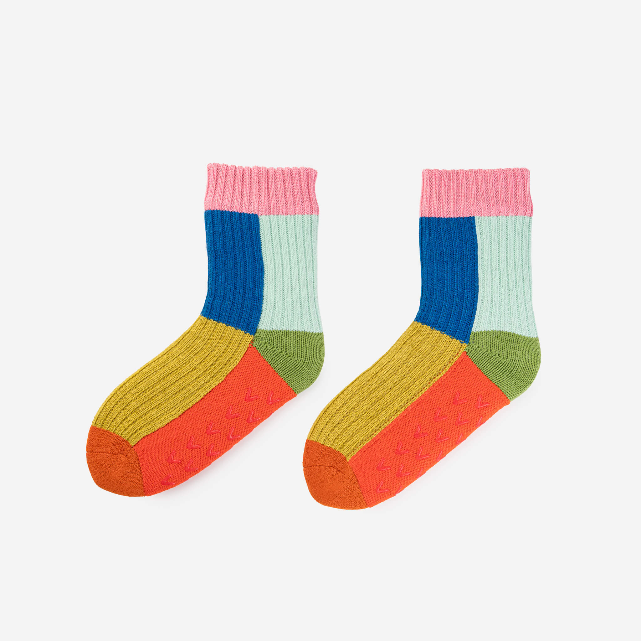 Kaleidoscope Knit House Socks