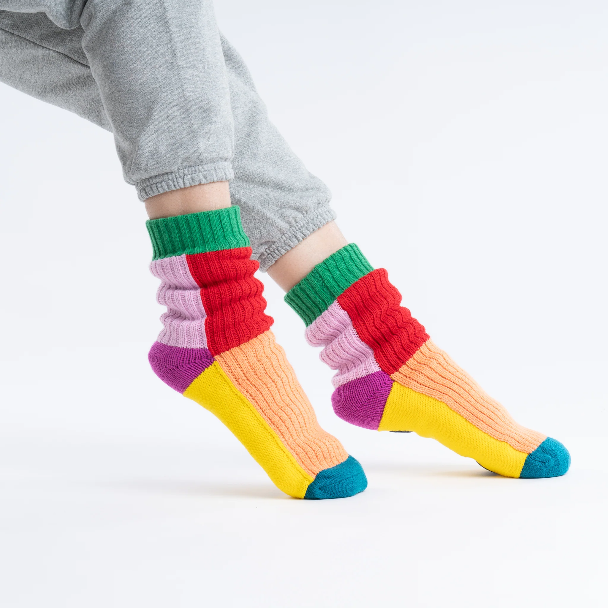 Kaleidoscope Knit House Socks - Image 12