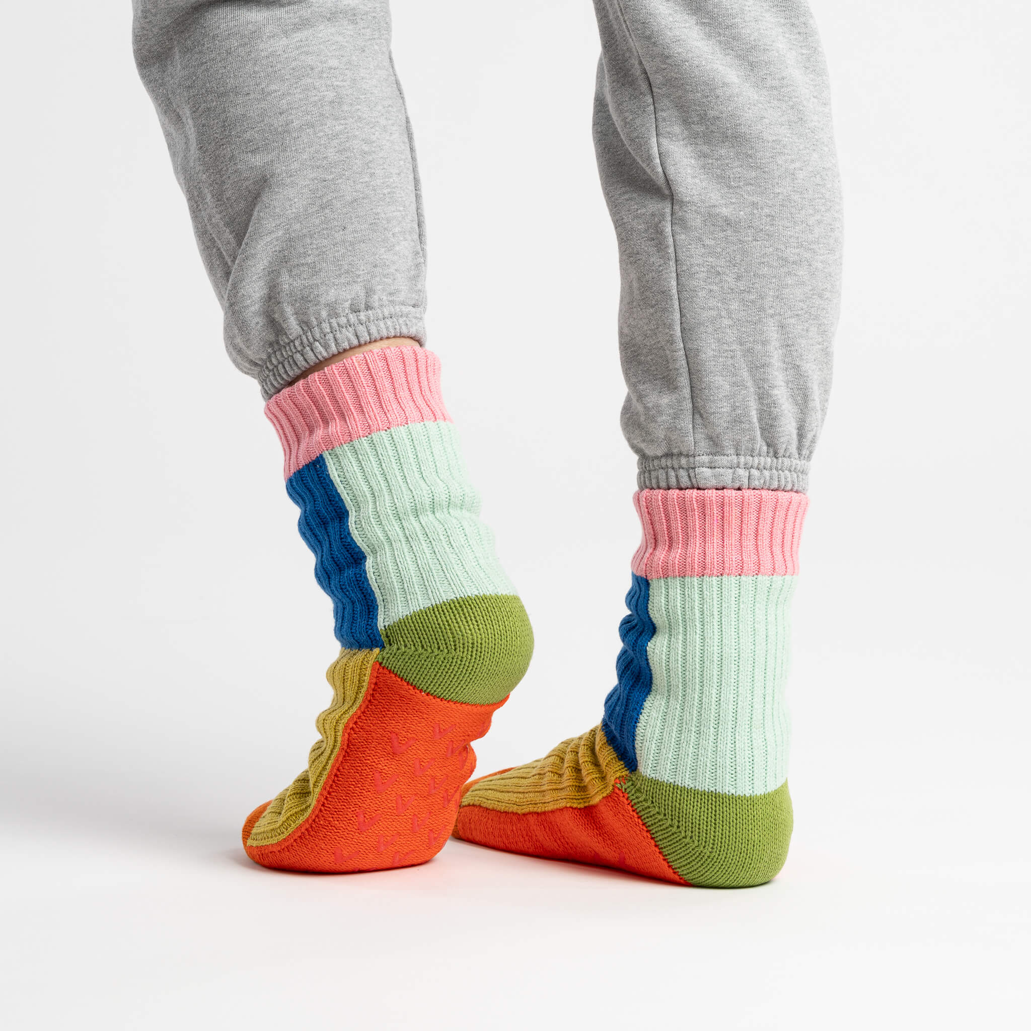 Kaleidoscope Knit House Socks - Image 5