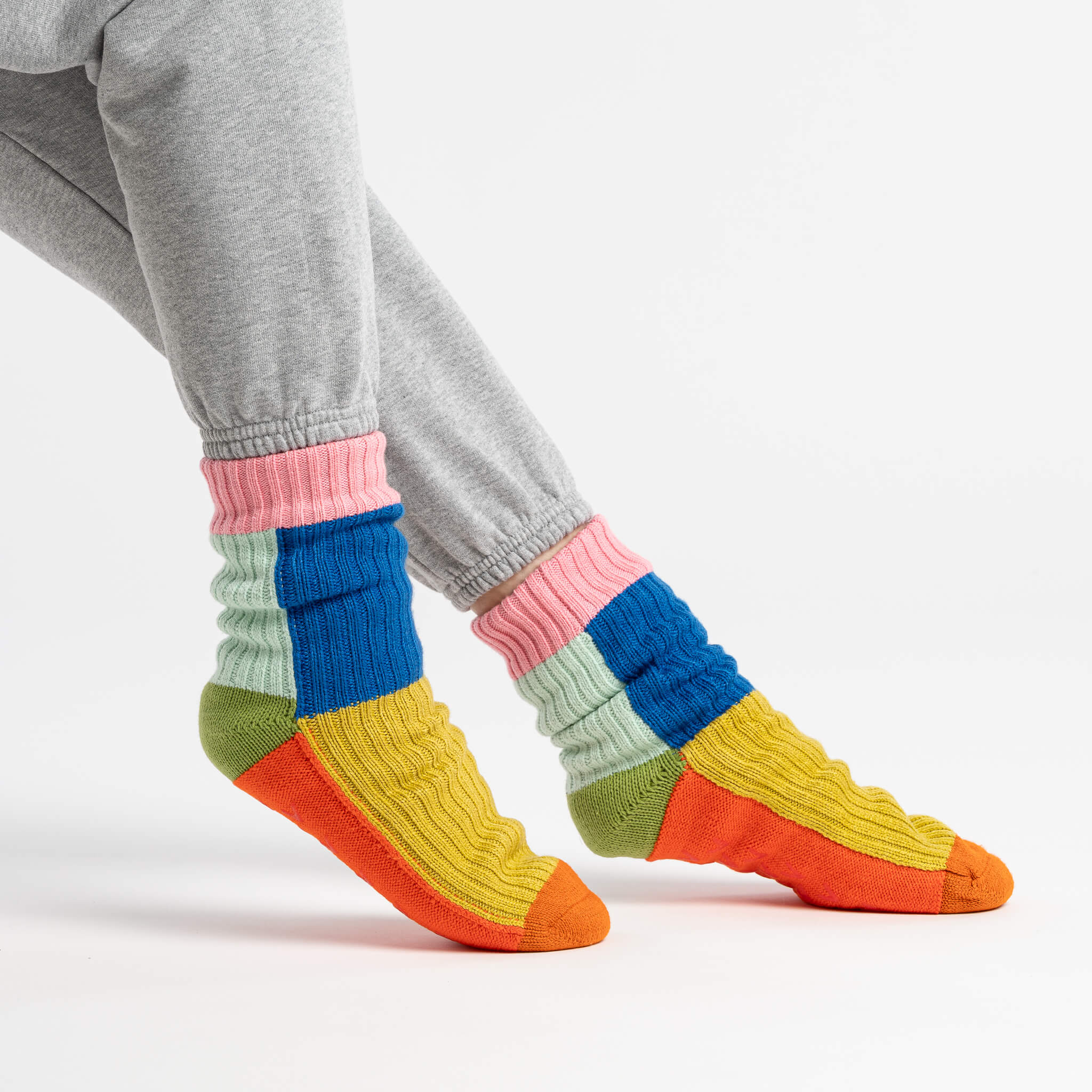 Kaleidoscope Knit House Socks - Image 6