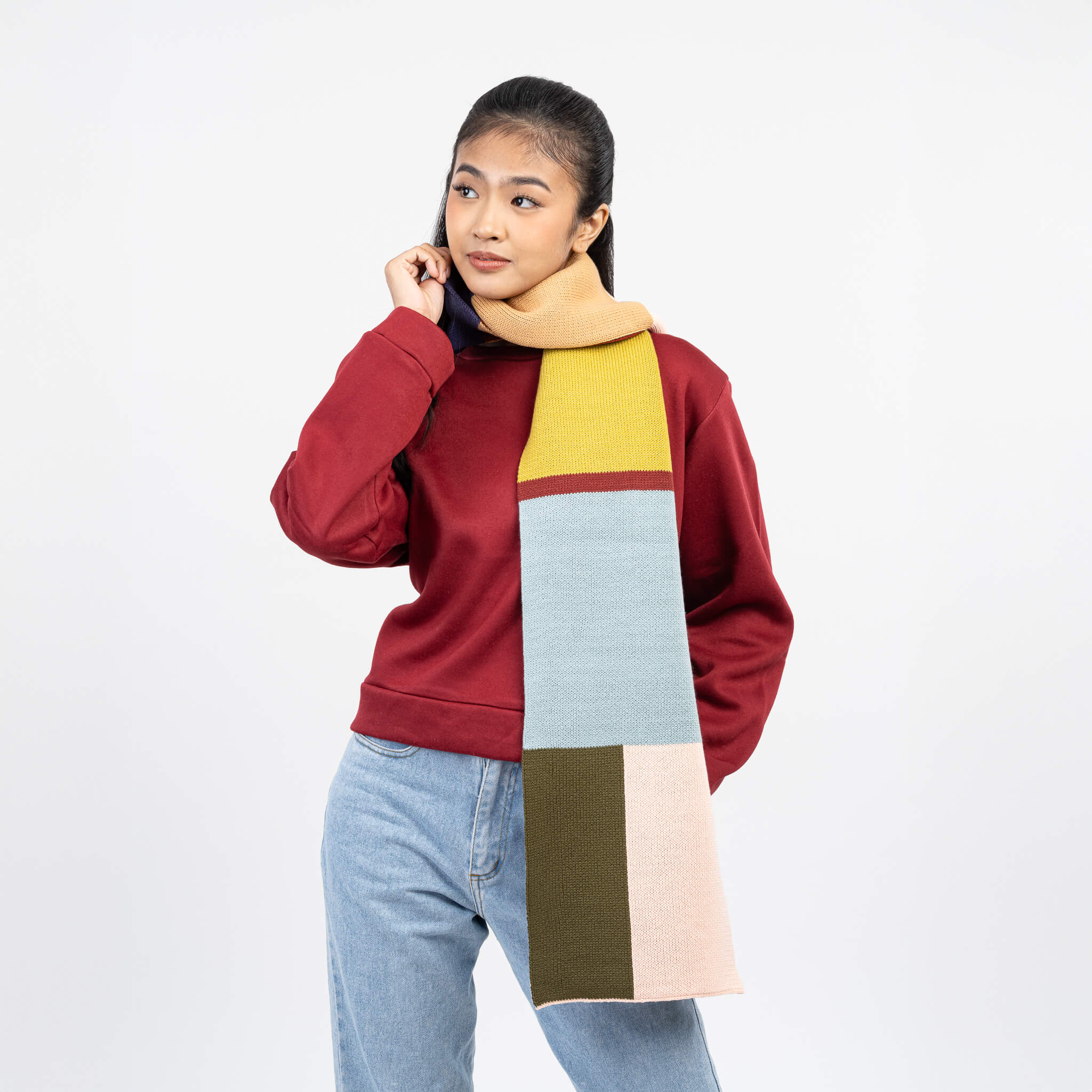 Mismatch Big Scarf - Image 10