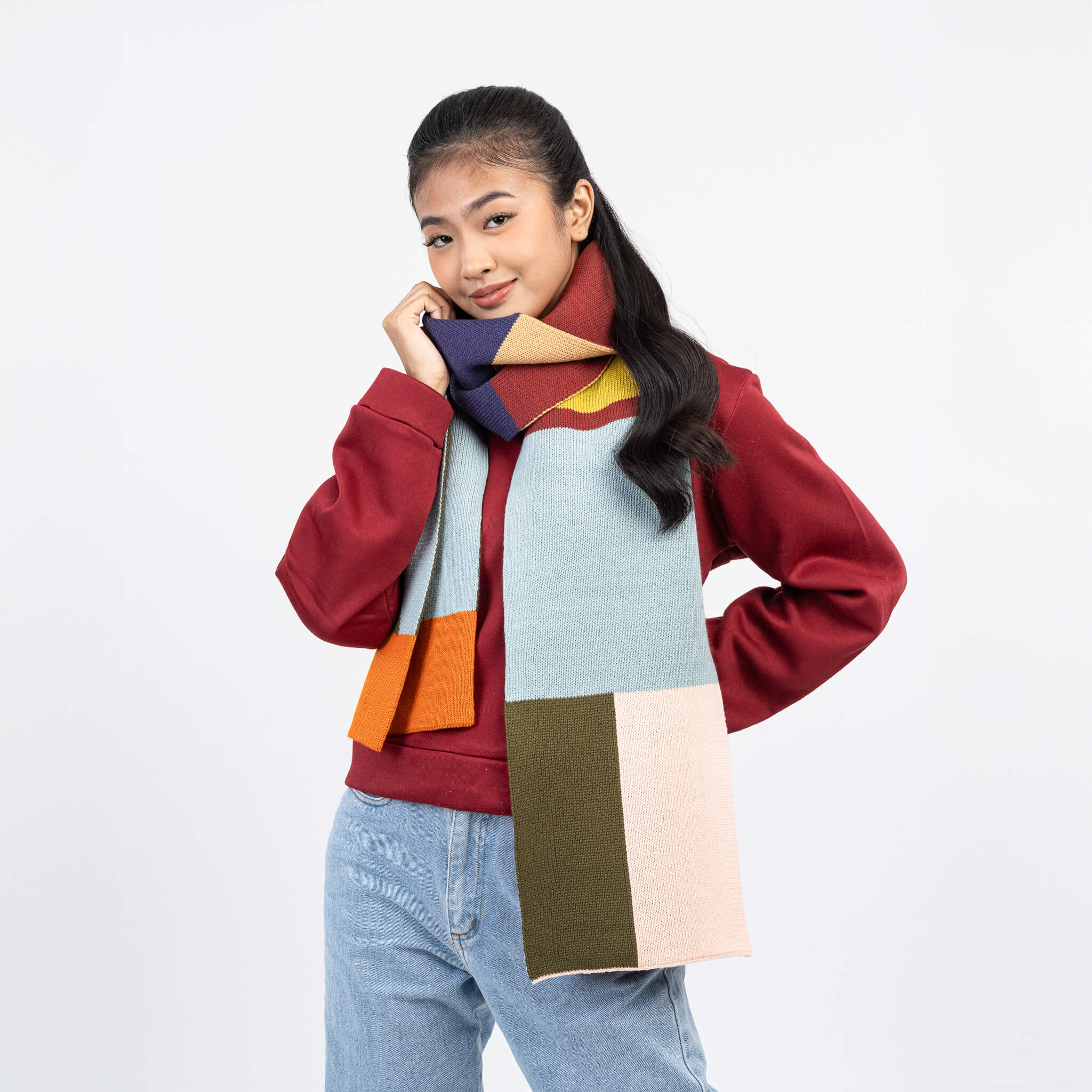 Mismatch Big Scarf - Image 9