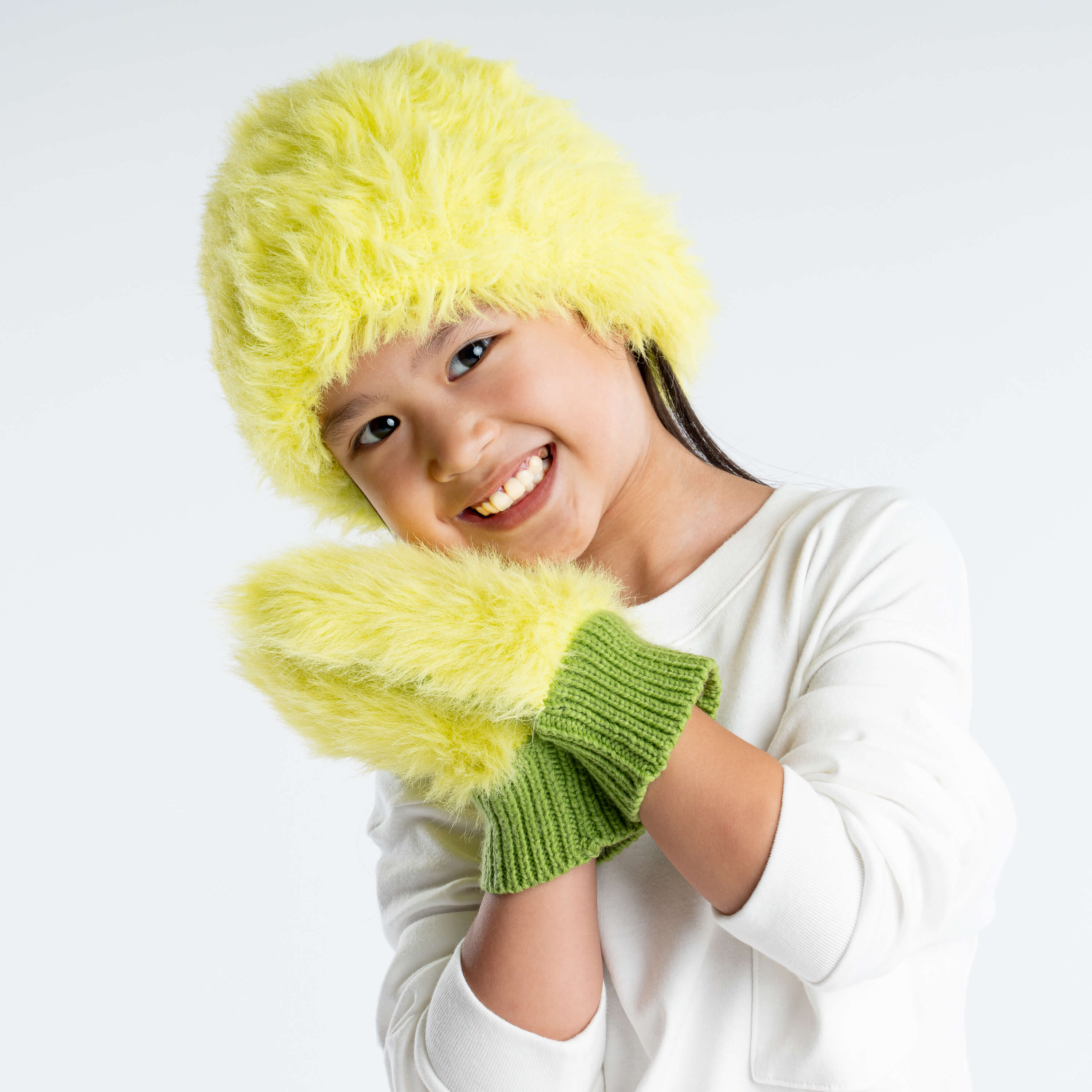Kids Faux Fur Beanie - Image 5