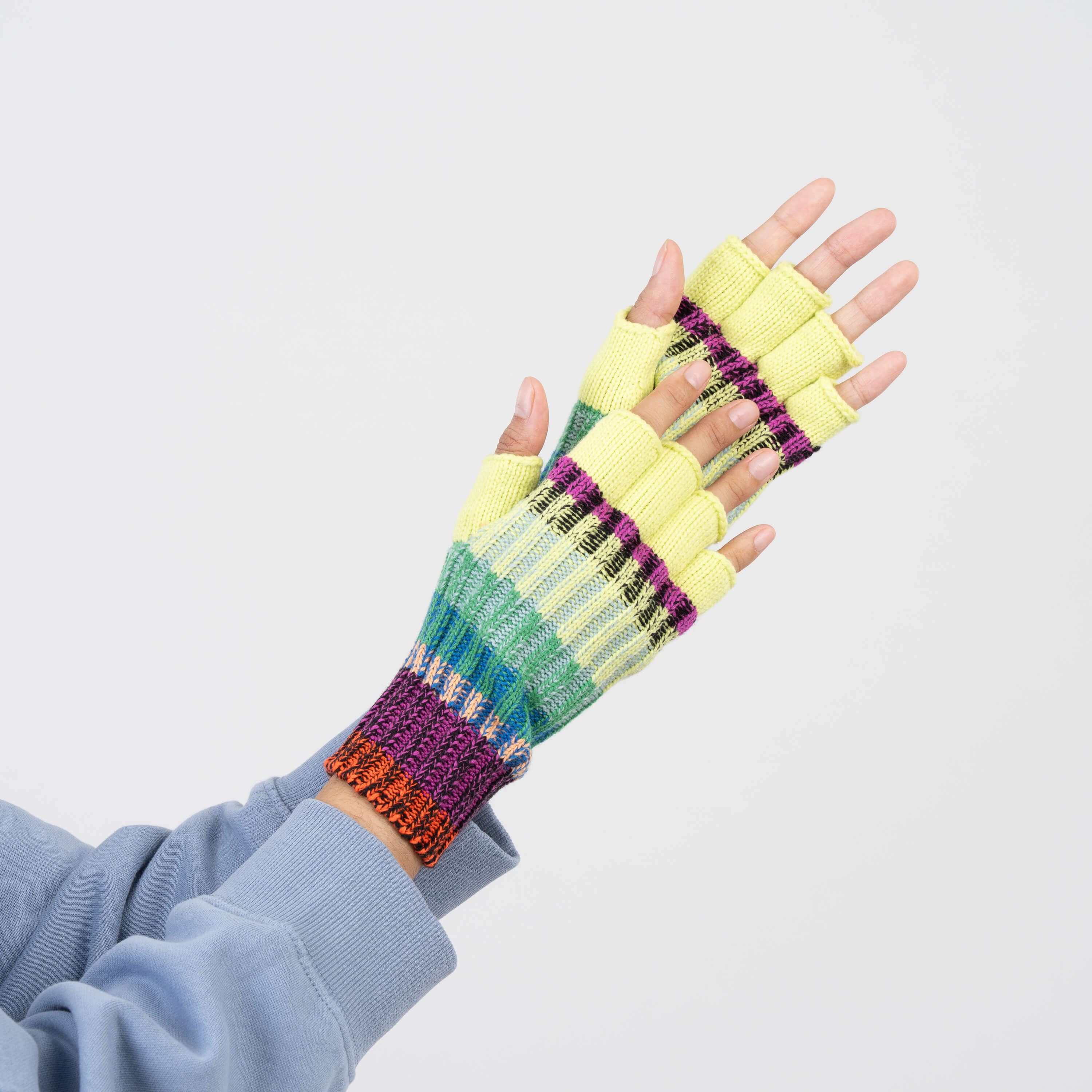 Mosaic Fingerless Gloves - Image 4