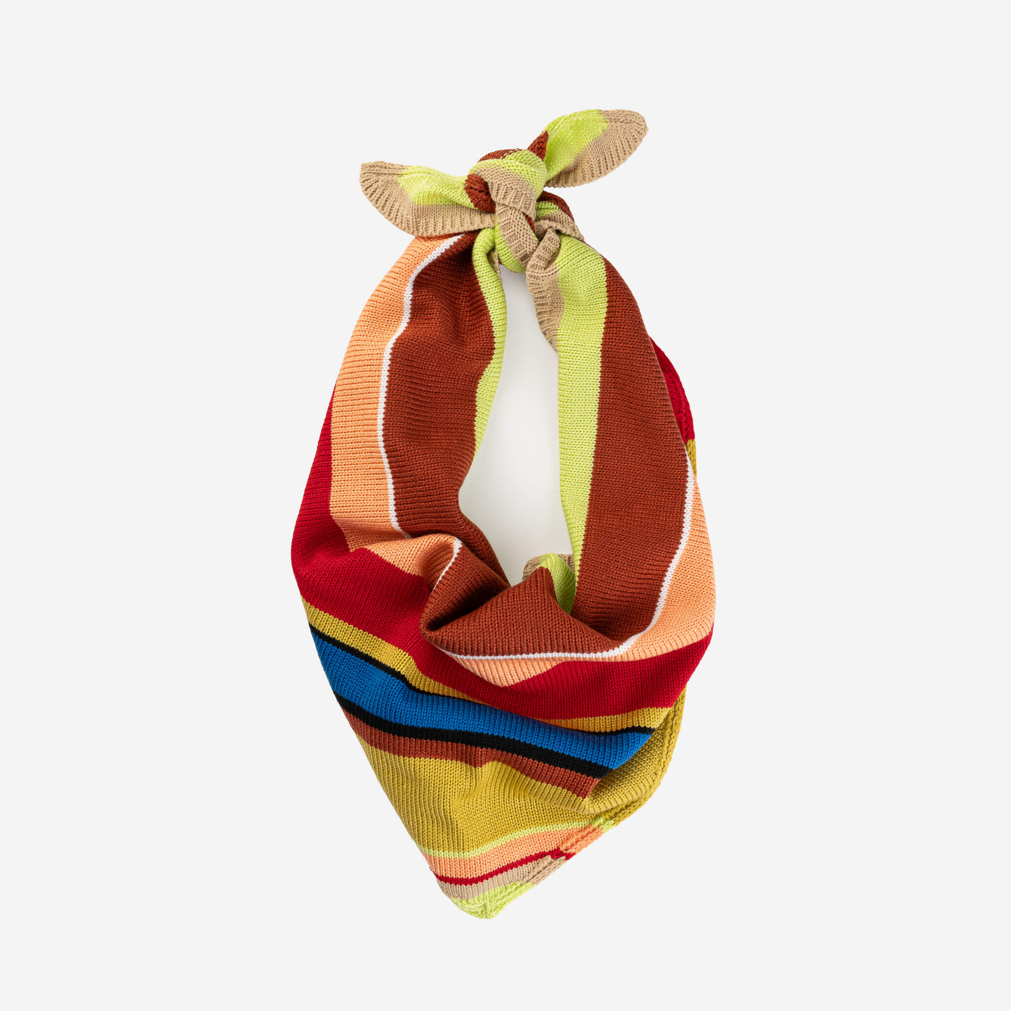 Multi Stripe Triangle Scarf - Image 11