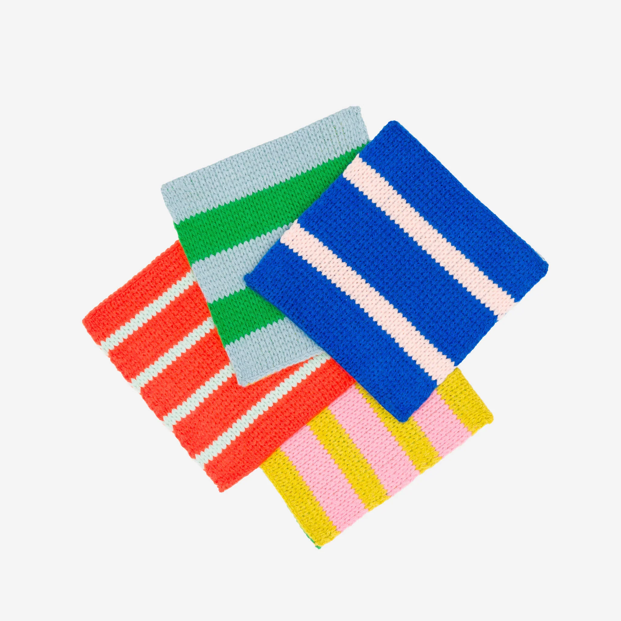 Patchwork Stripe Coaster Set - Image 3
