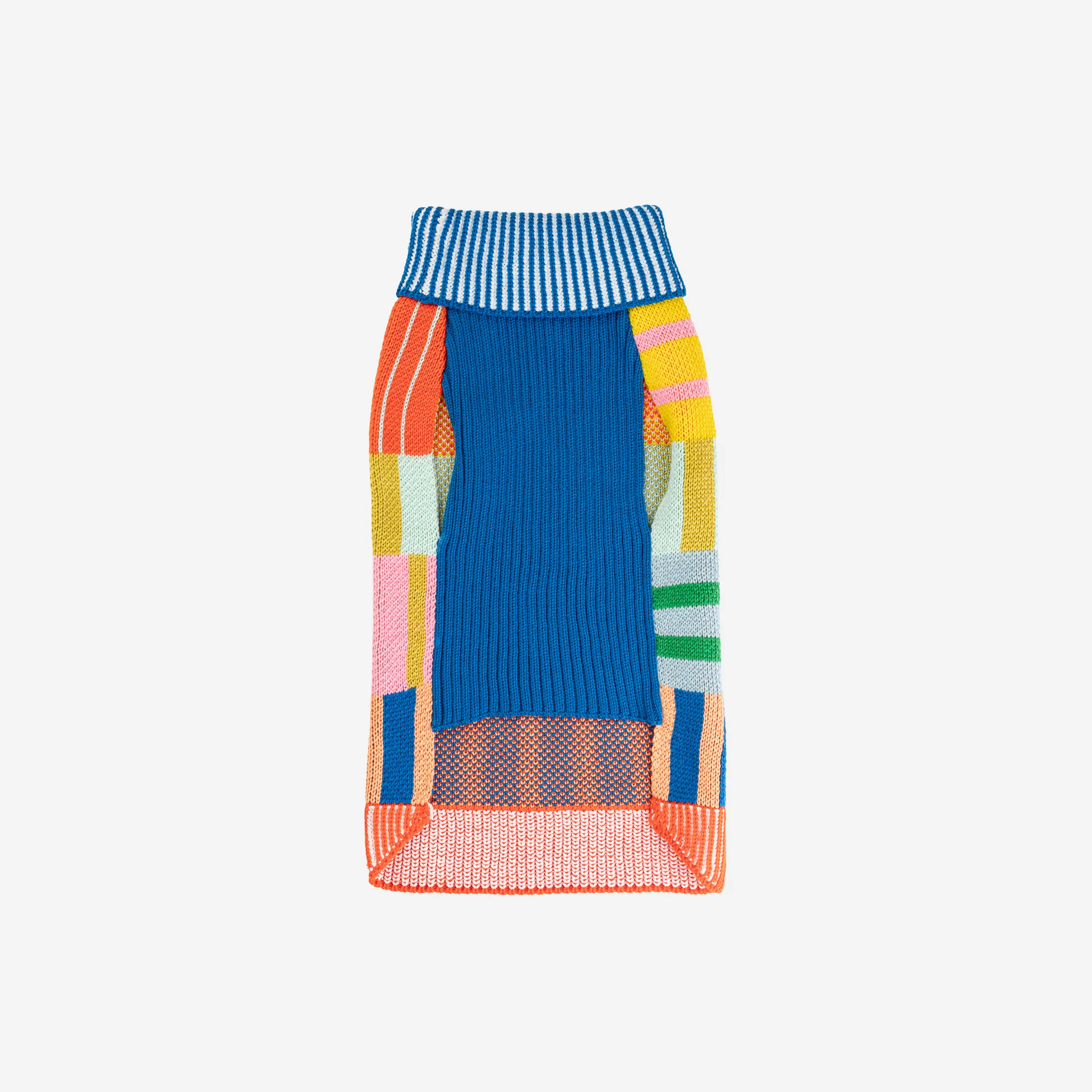 Patchwork Stripe Dog Sweater - Image 4