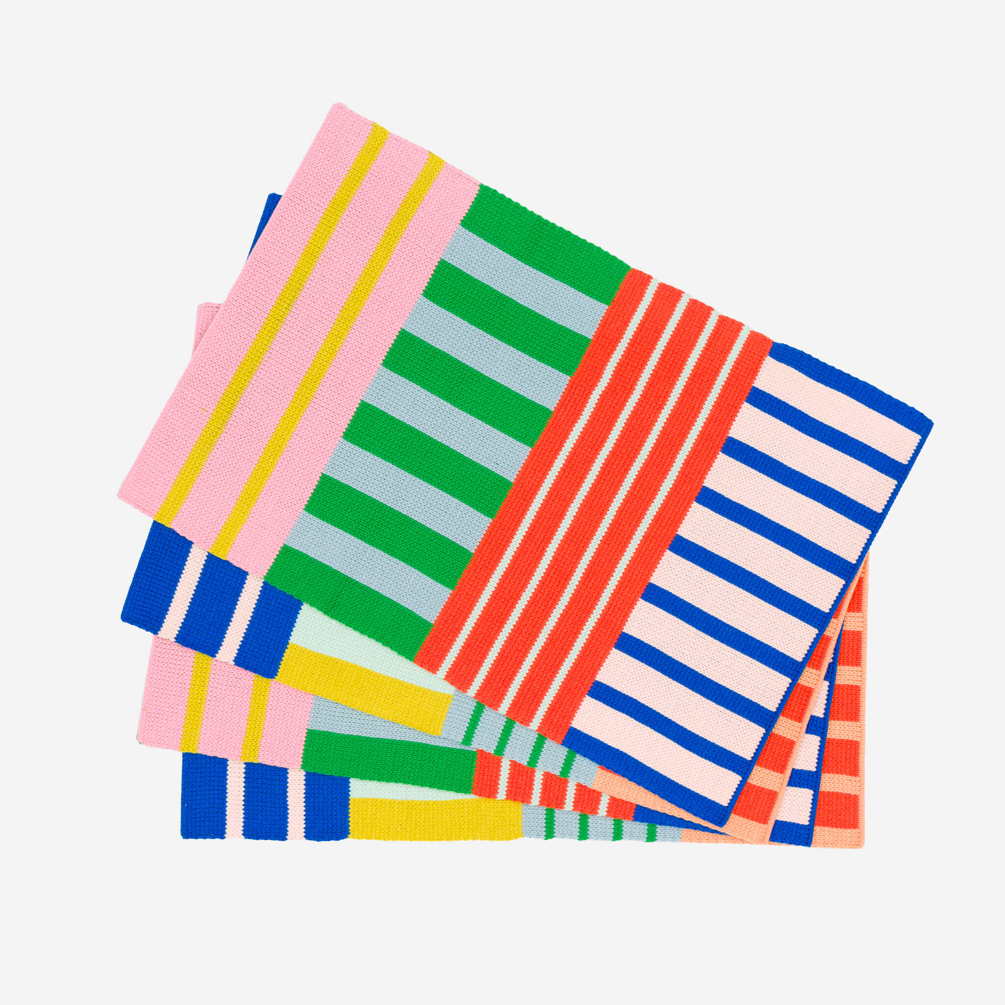 Patchwork Stripe Placemat Set - Image 3