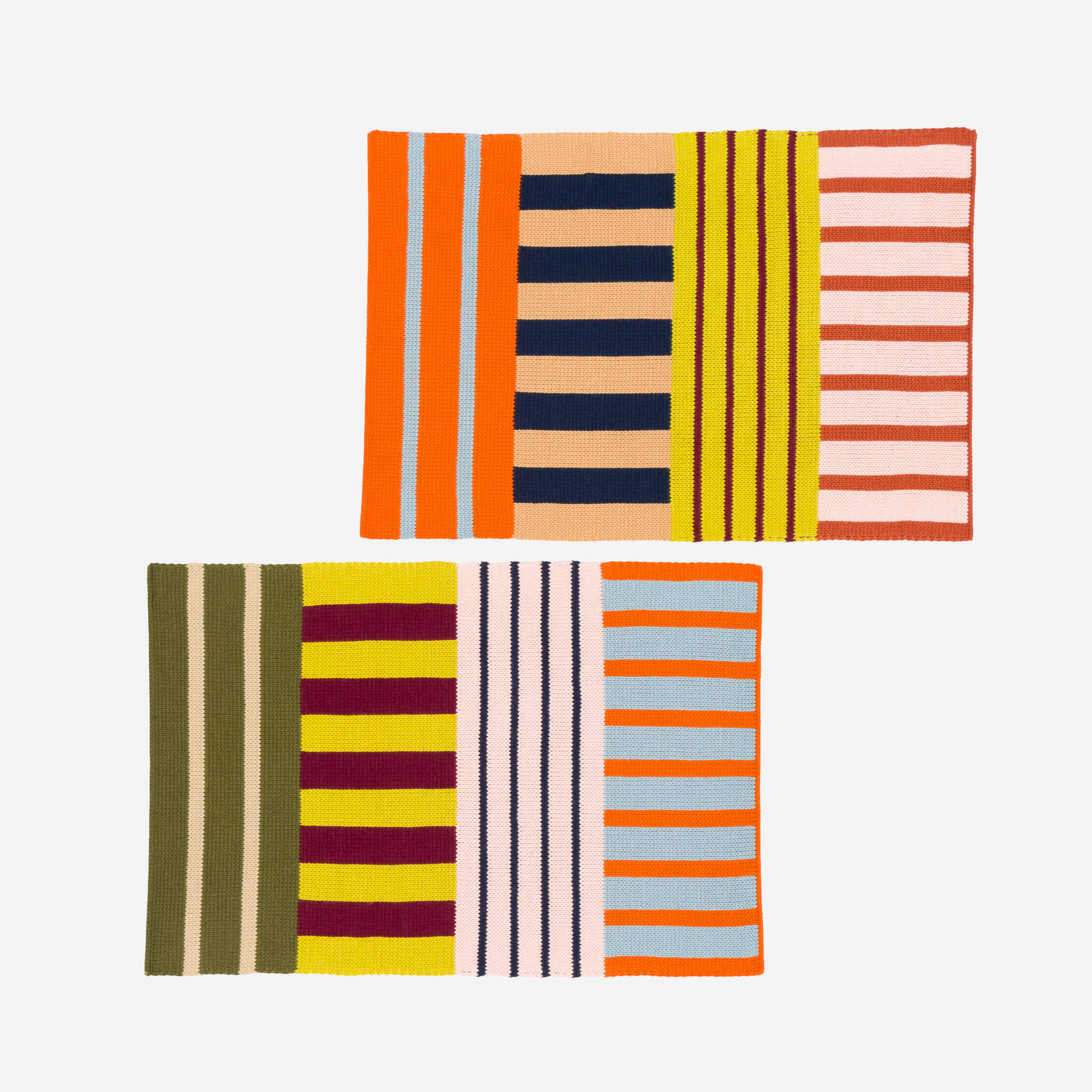 Patchwork Stripe Placemat Set - Image 6