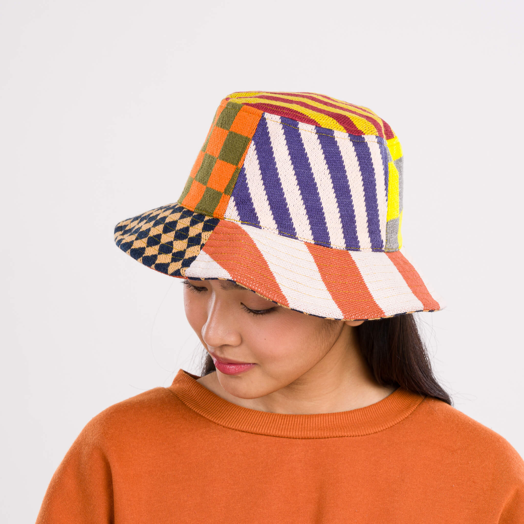 Pattern Patch Bucket Hat - Image 13