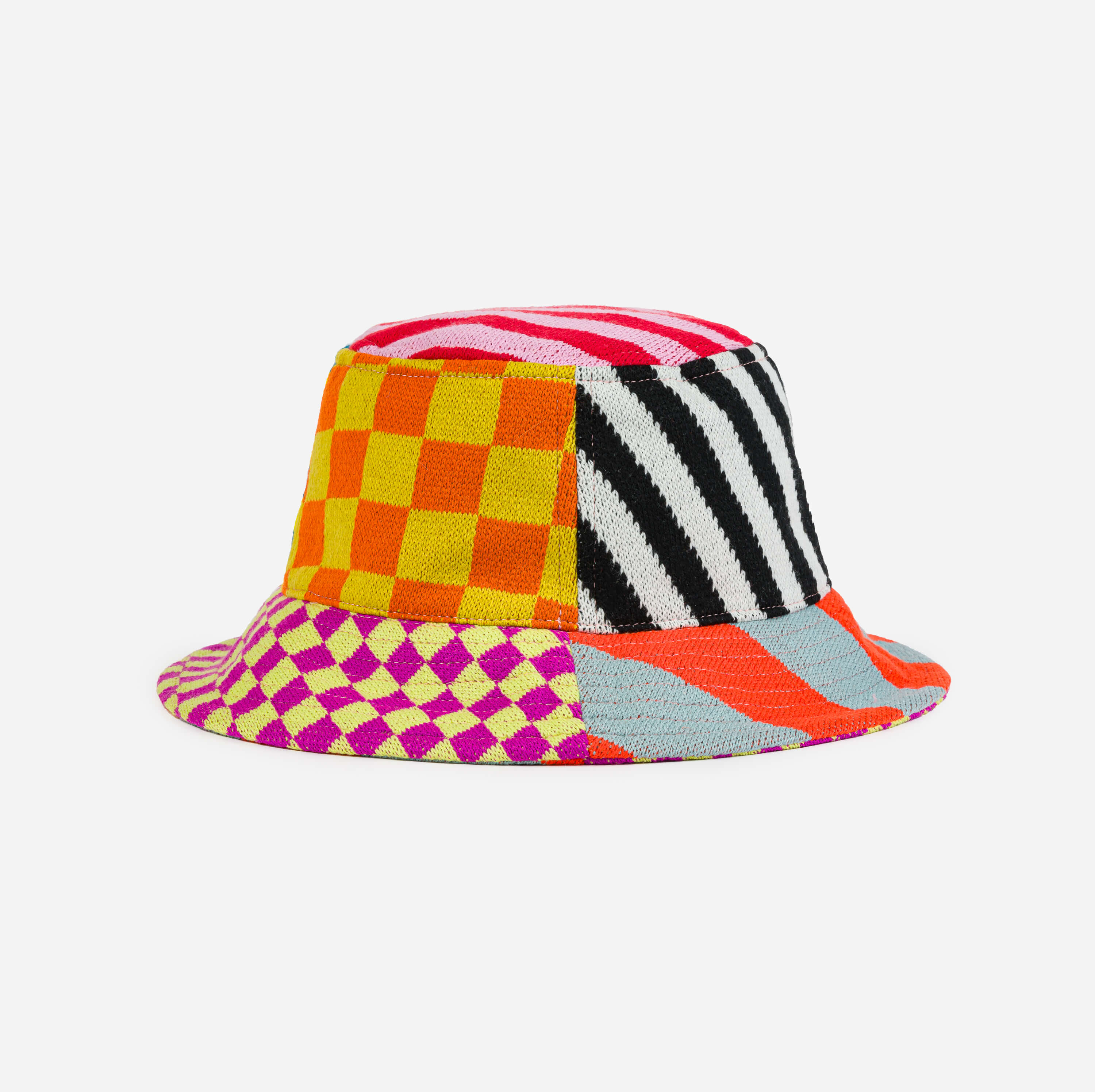 Pattern Patch Bucket Hat - Image 2