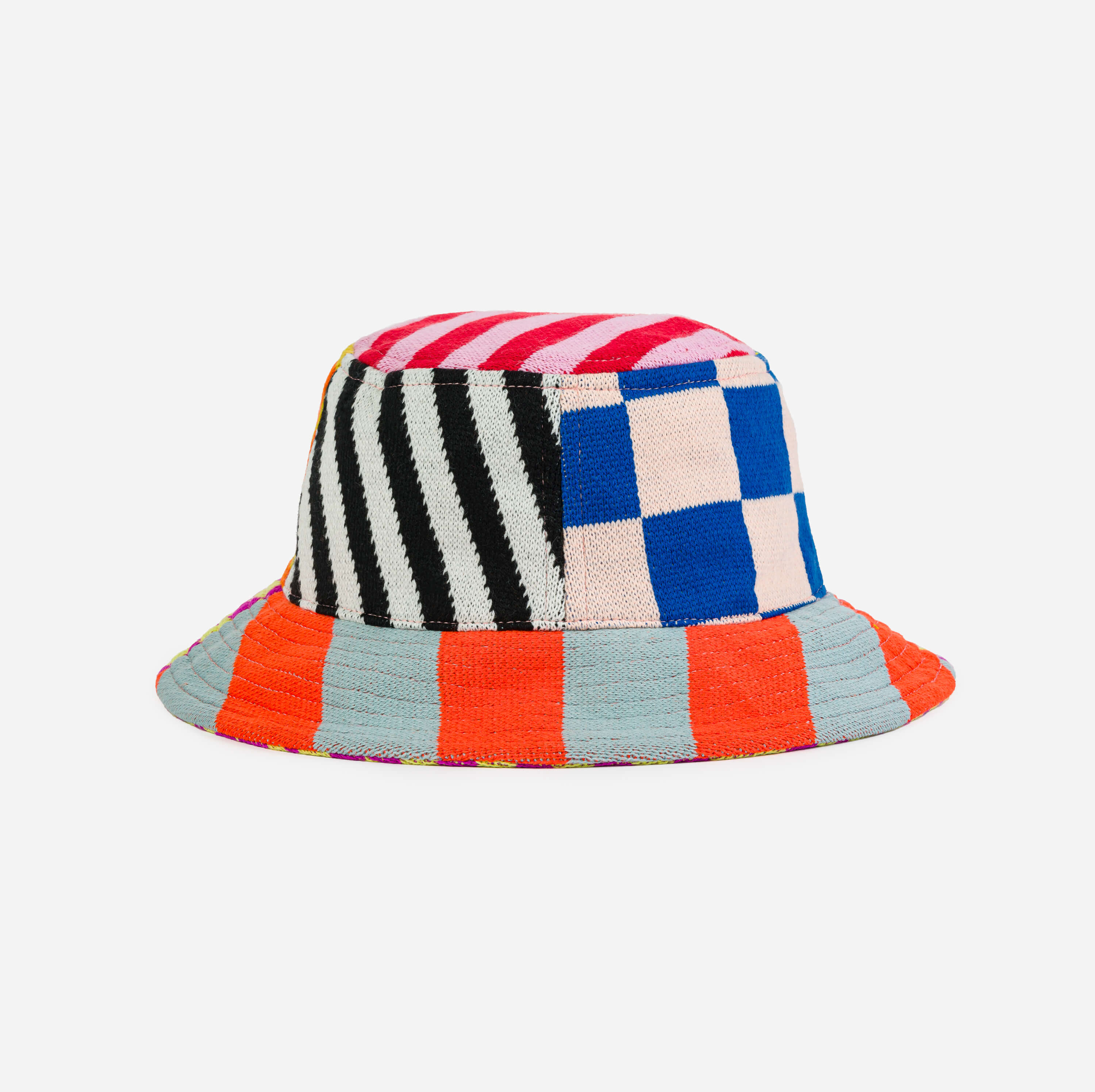 Pattern Patch Bucket Hat - Image 3