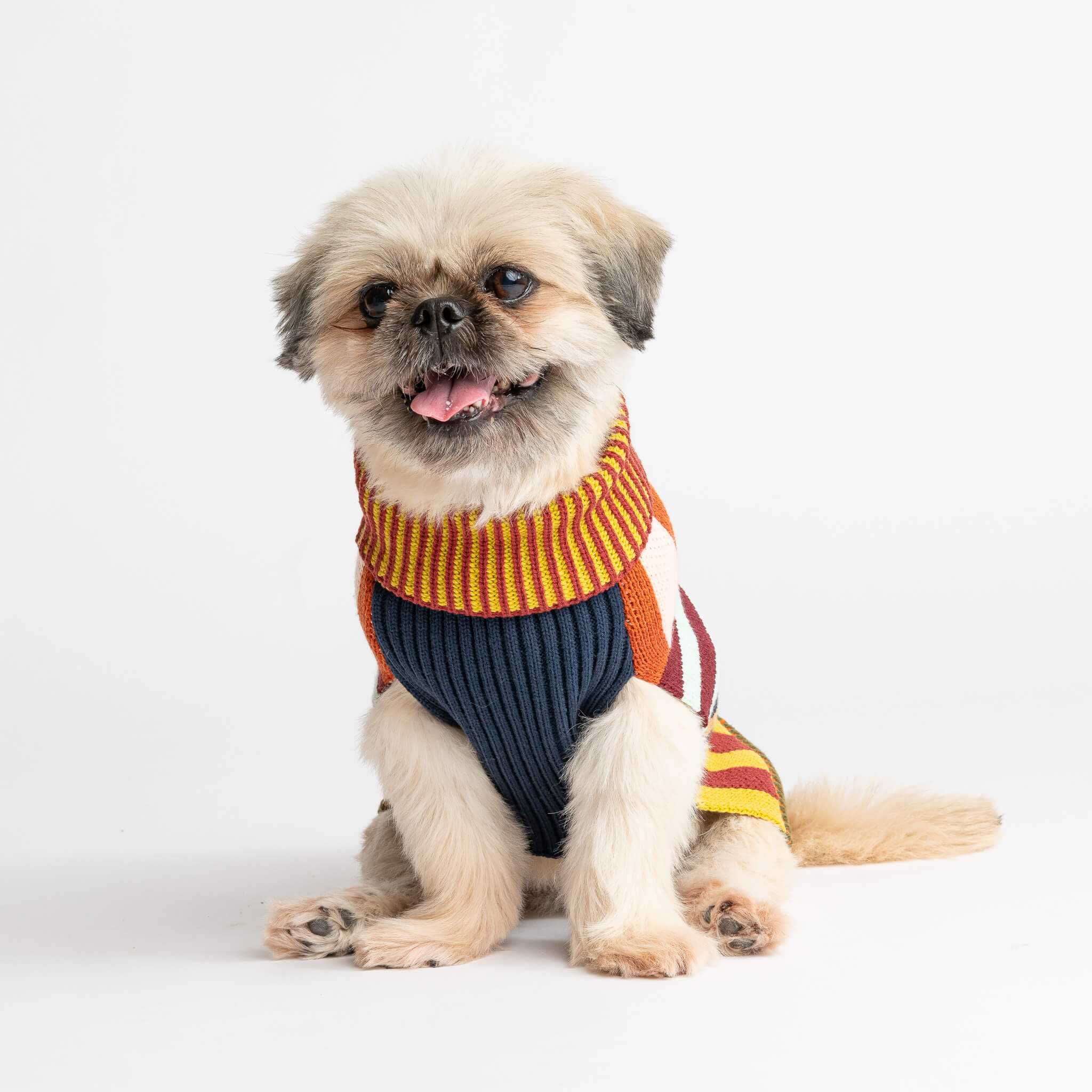 Pattern Patch Dog Sweater - Image 13