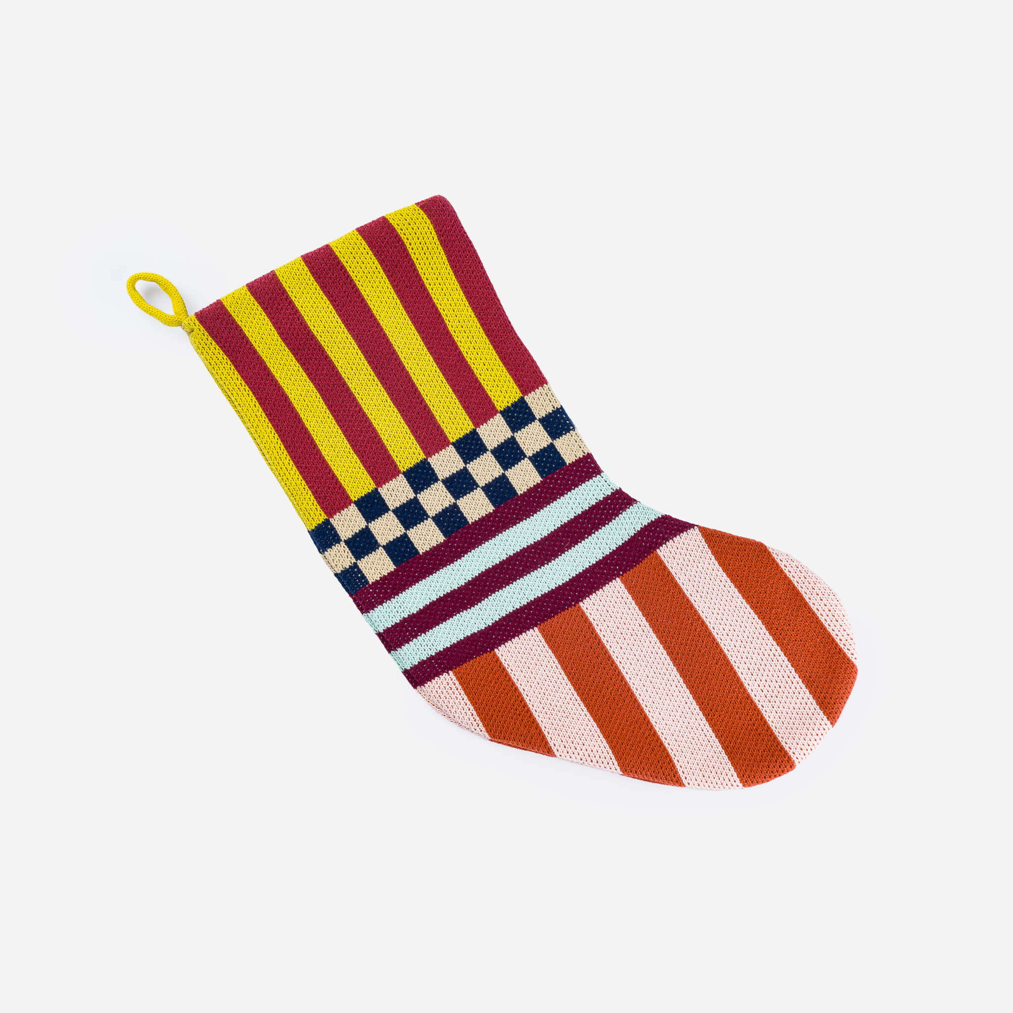 Pattern Patch Holiday Stocking - Image 3