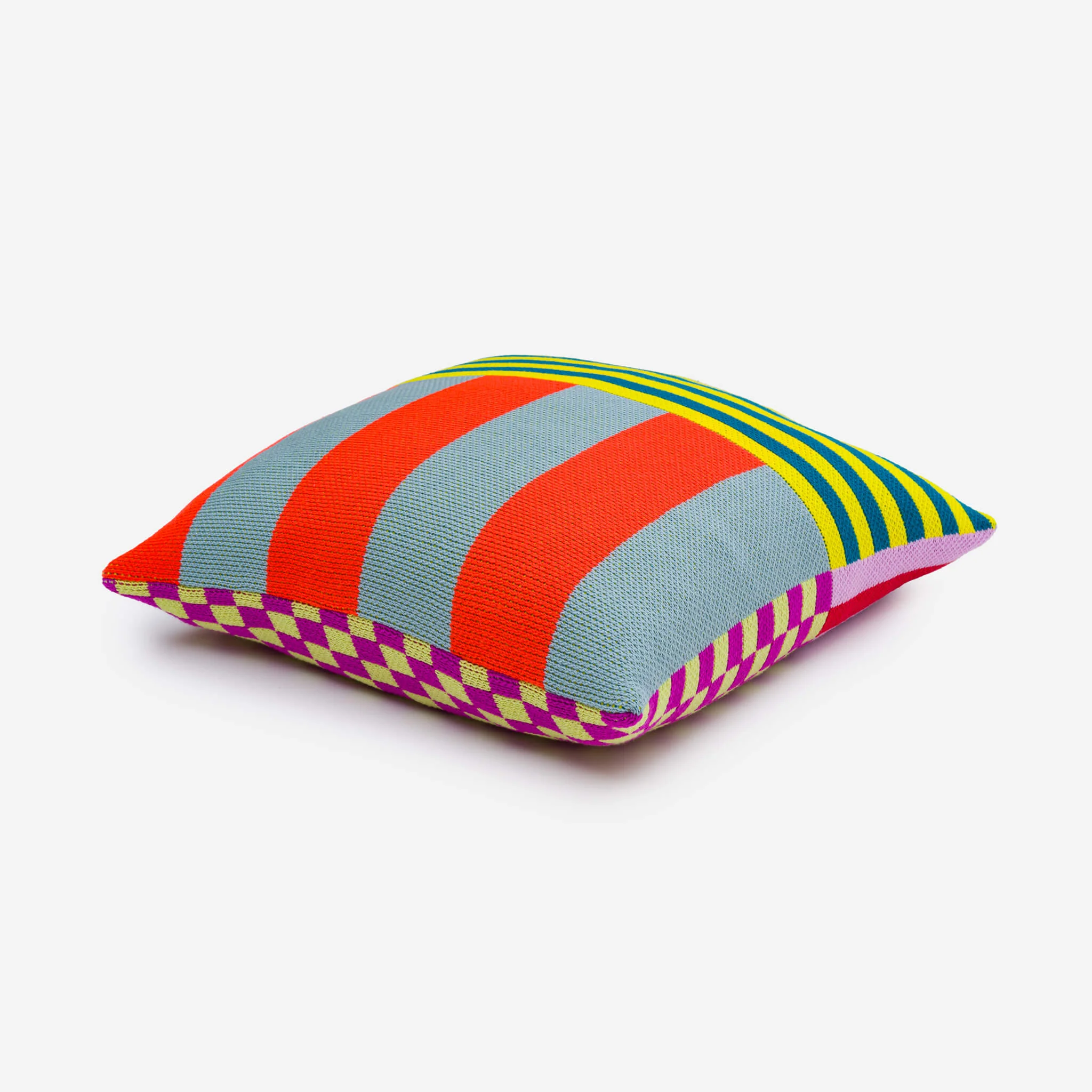 Pattern Patch Pillow Cover - Image 7
