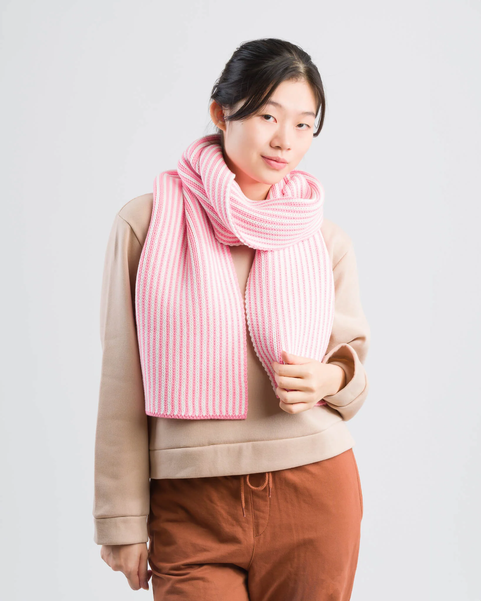 Pinstripe Big Scarf - Image 11