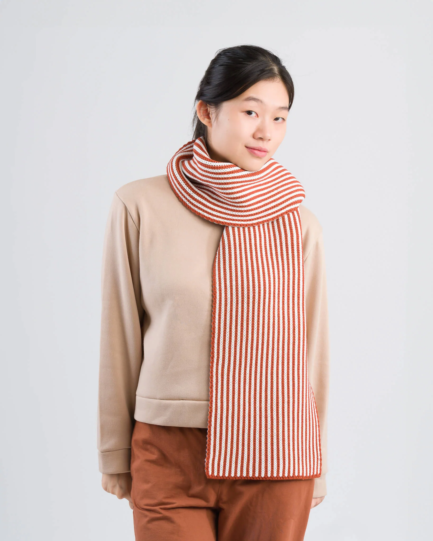 Pinstripe Big Scarf - Image 12