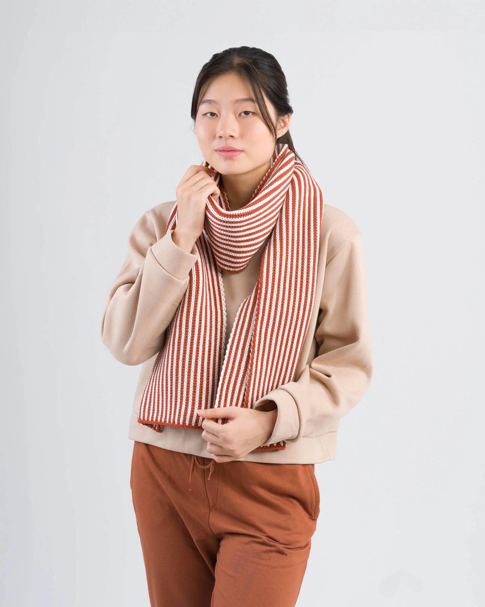 Pinstripe Big Scarf - Image 13