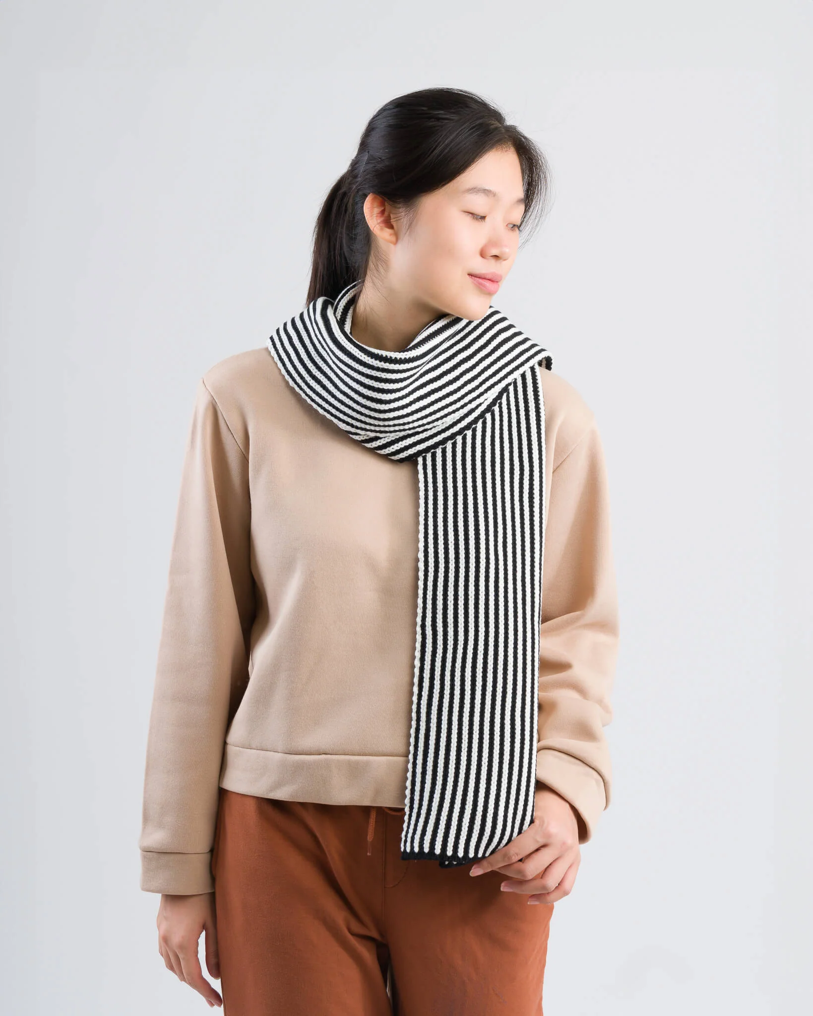 Pinstripe Big Scarf - Image 14