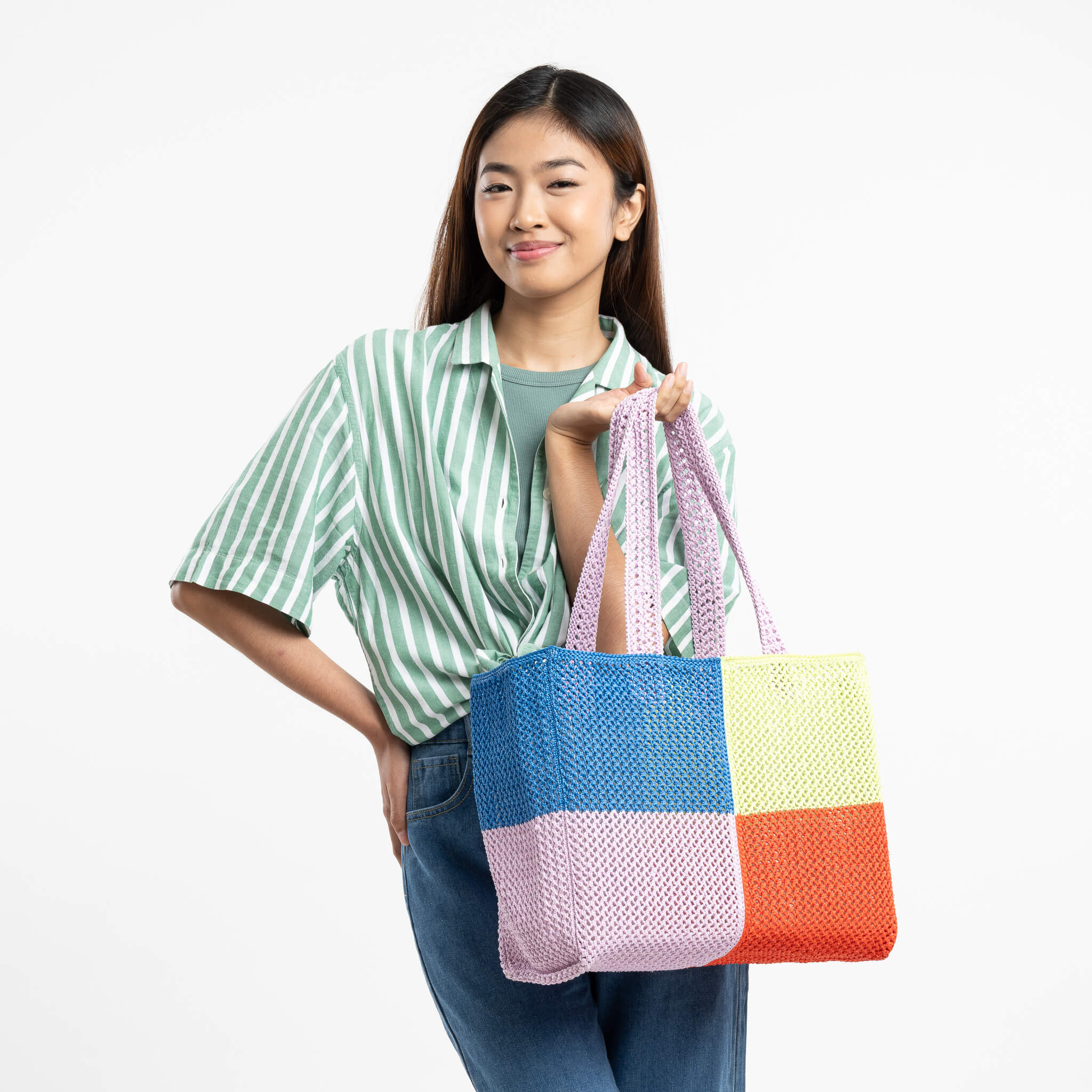 Quattro Raffia Beach Tote - Image 6