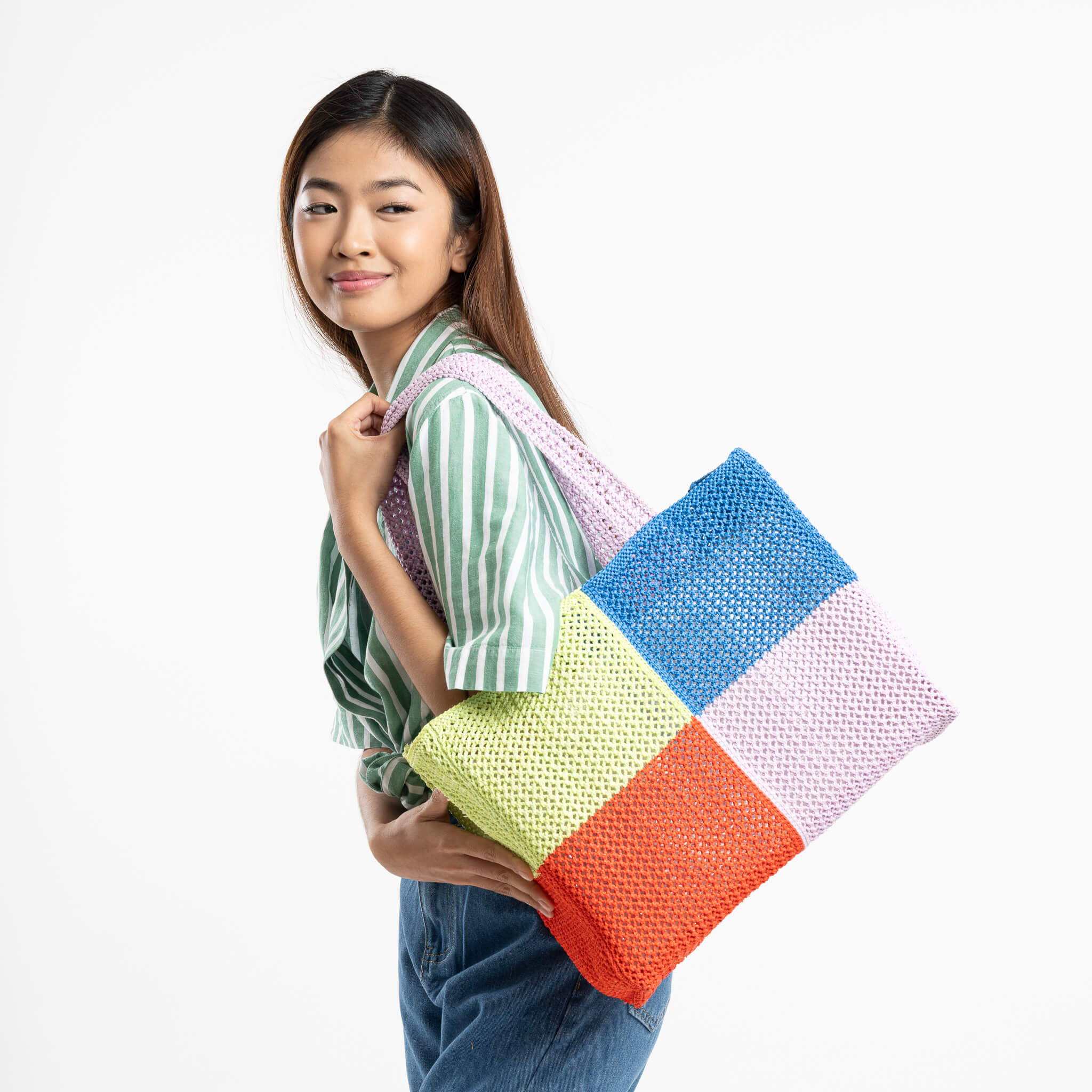 Quattro Raffia Beach Tote - Image 7
