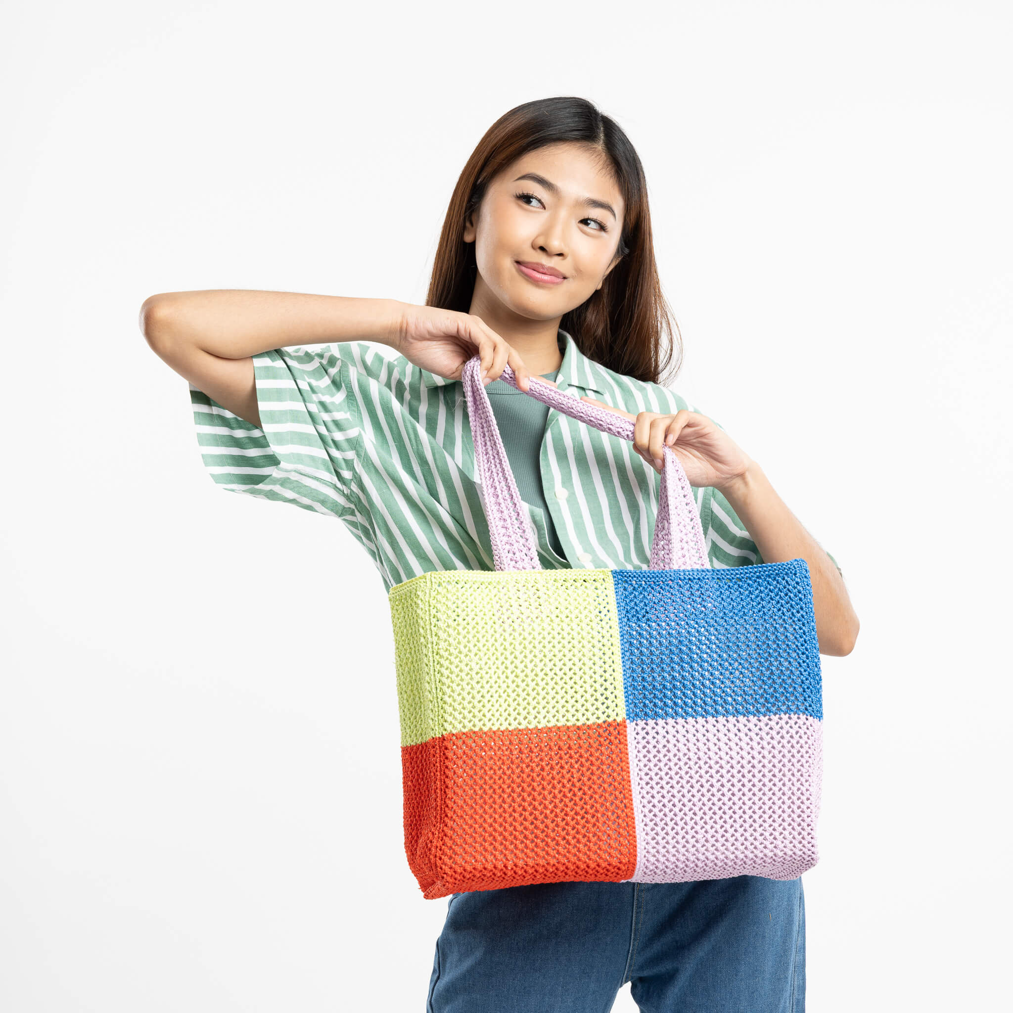 Quattro Raffia Beach Tote - Image 8