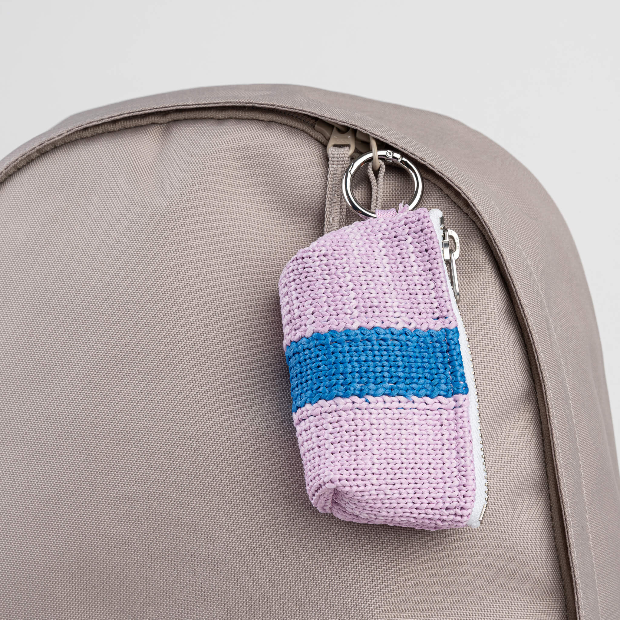Racing Stripe Pouch Bag Charm - Image 2