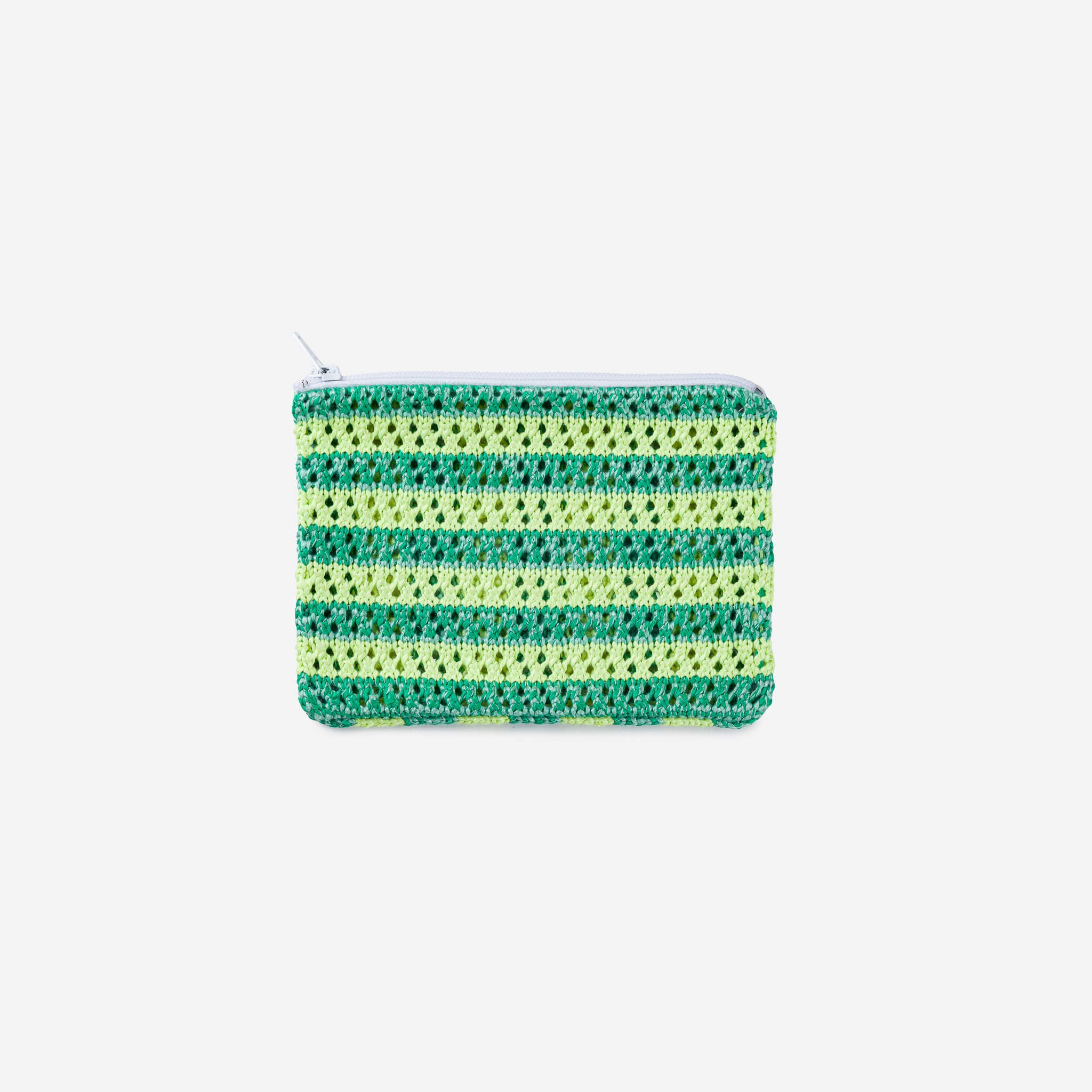 Raffia Stripe Pouch - Image 3