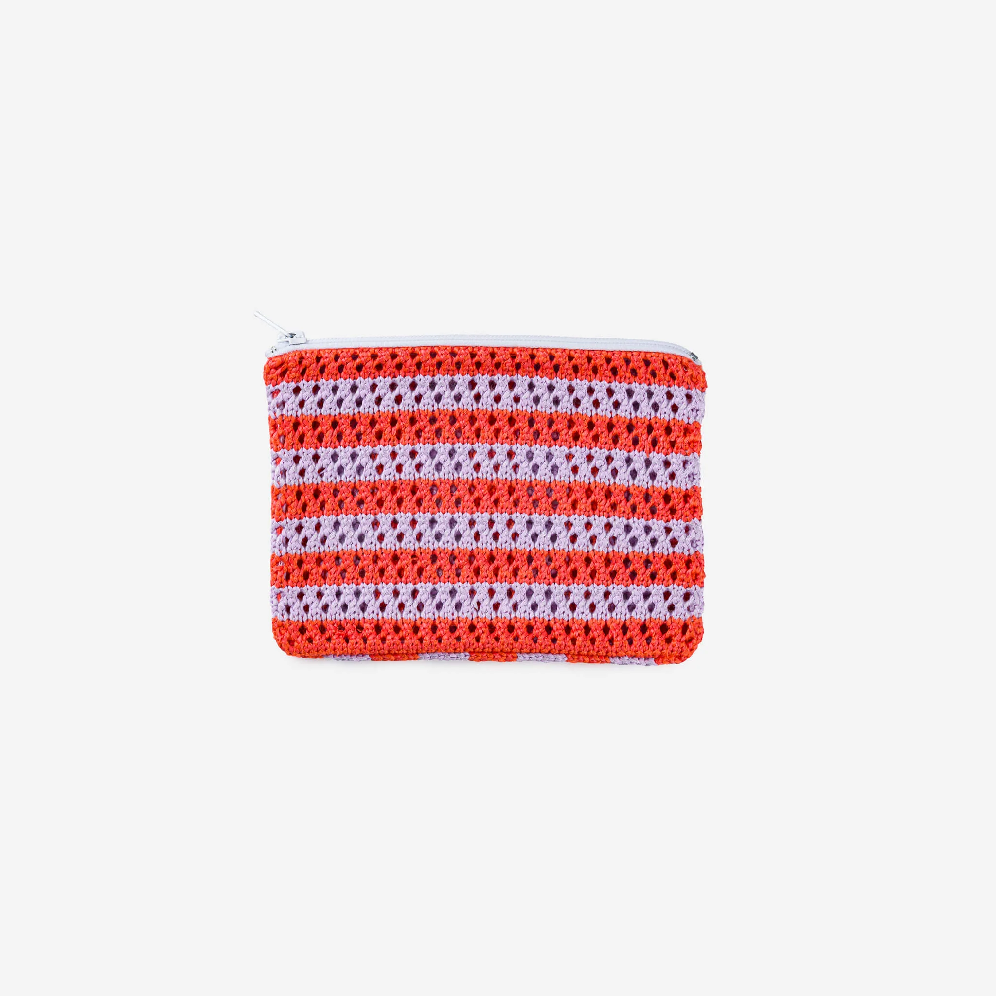 Raffia Stripe Pouch - Image 6