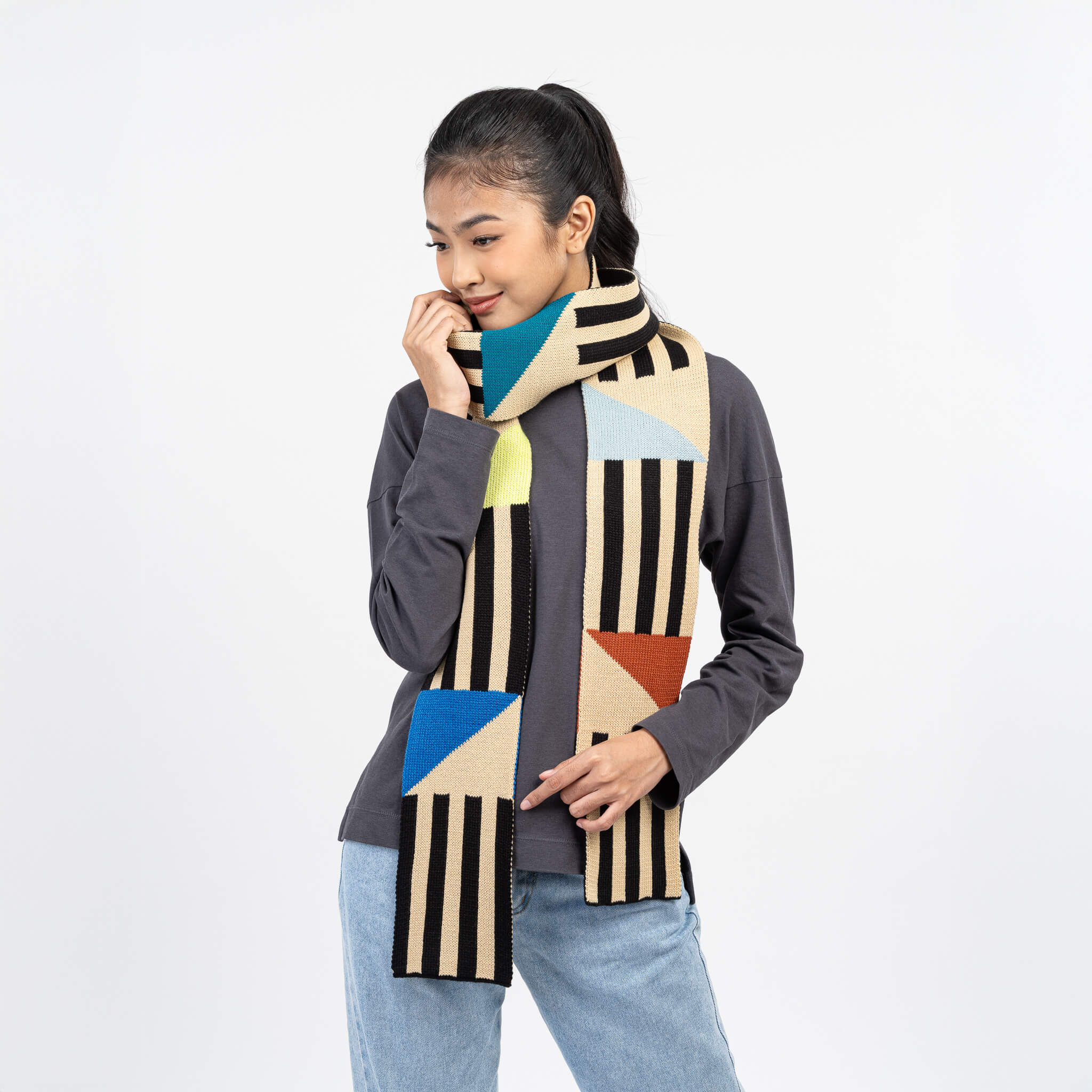 Sailboat Skinny Scarf - Image 5