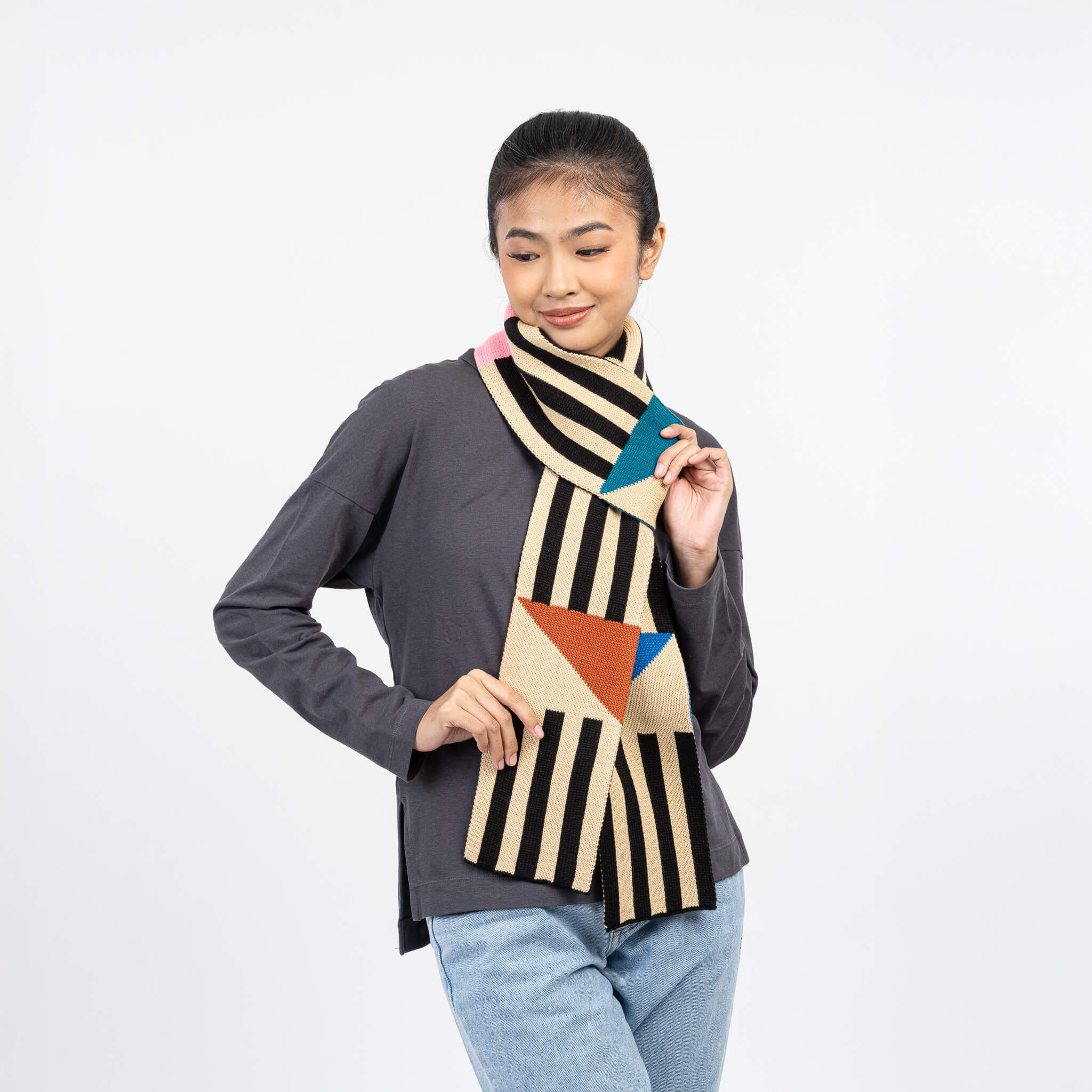 Sailboat Skinny Scarf - Image 6