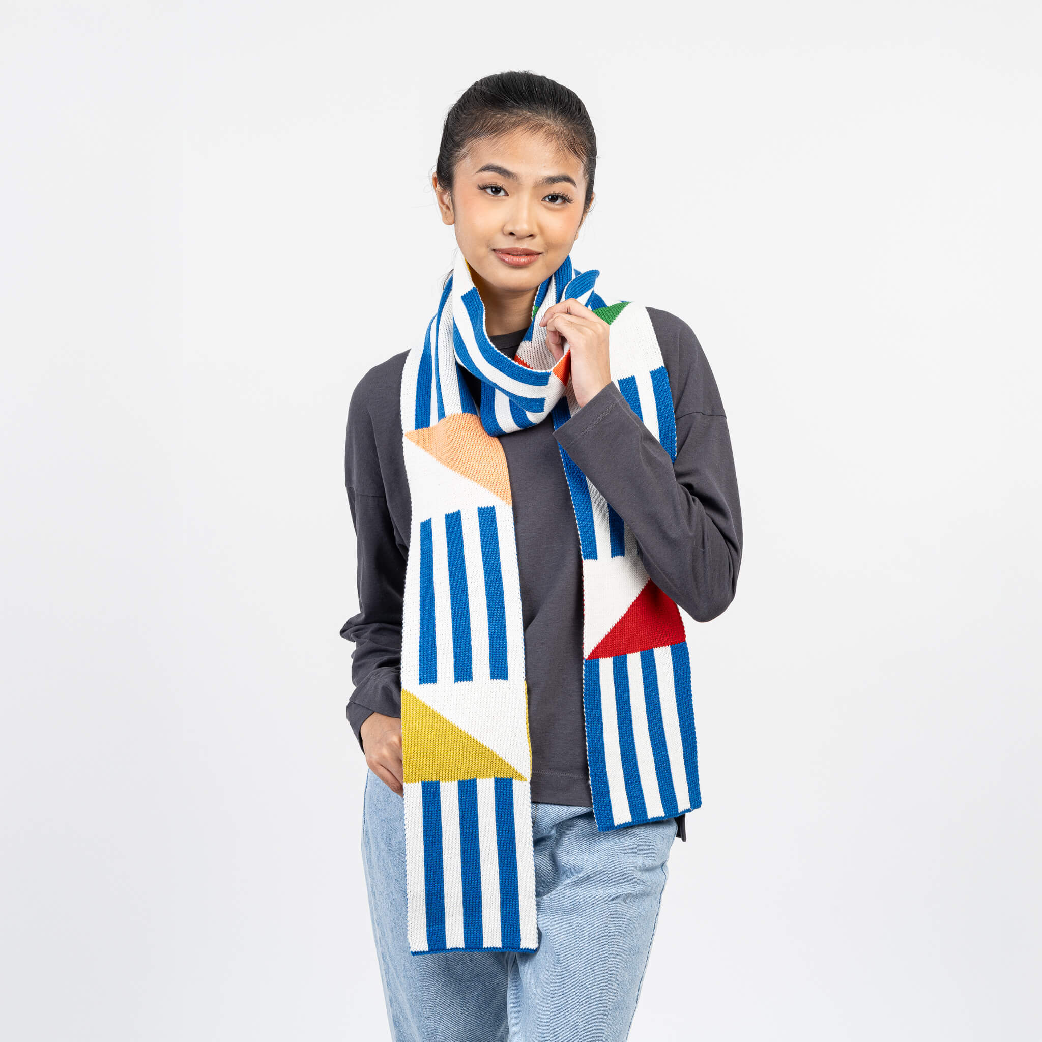 Sailboat Skinny Scarf - Image 9